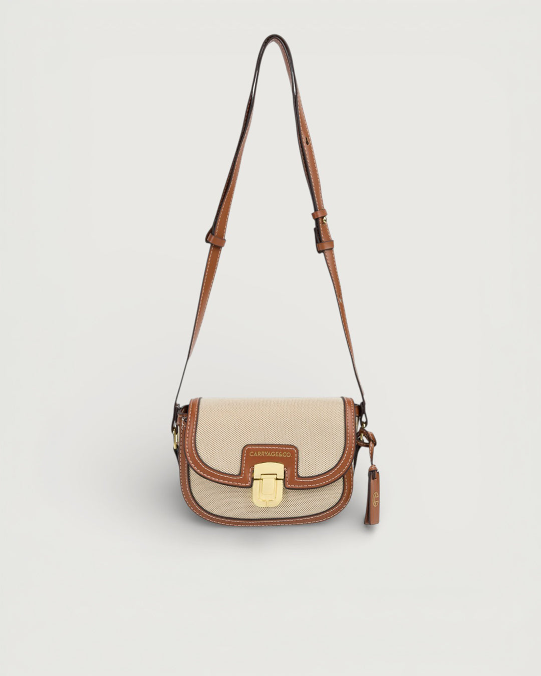 The Clover Crossbody- BEIGE