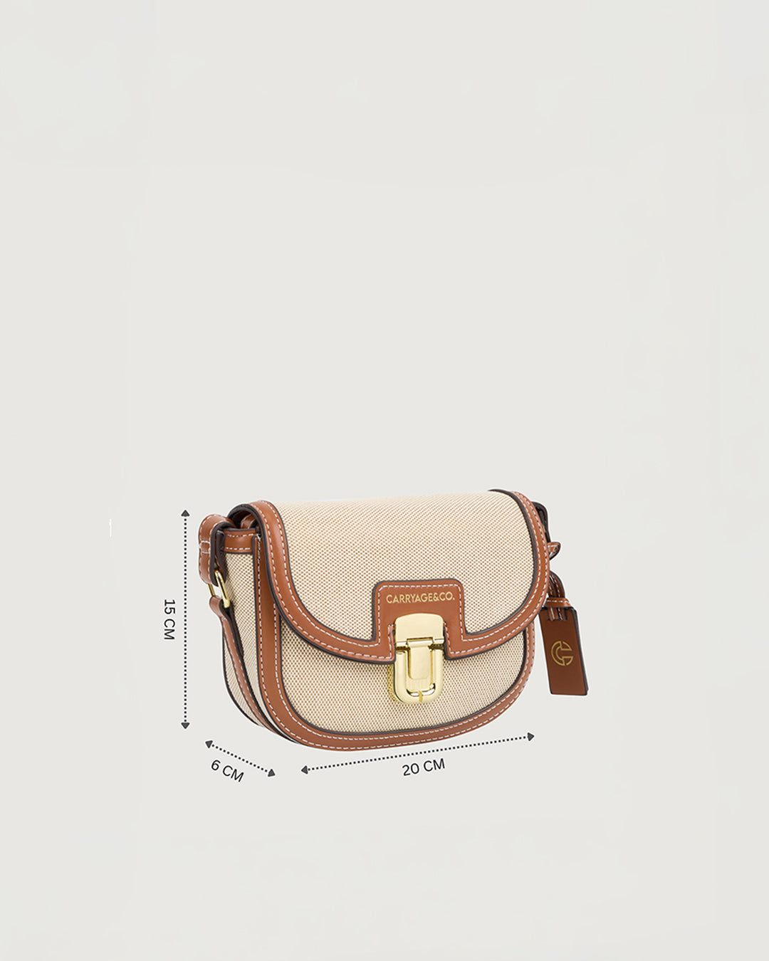 The Clover Crossbody- BEIGE