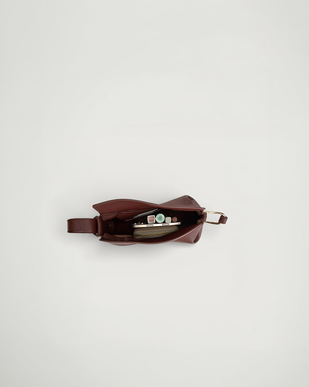 The Terra Bow Bag -burgundy