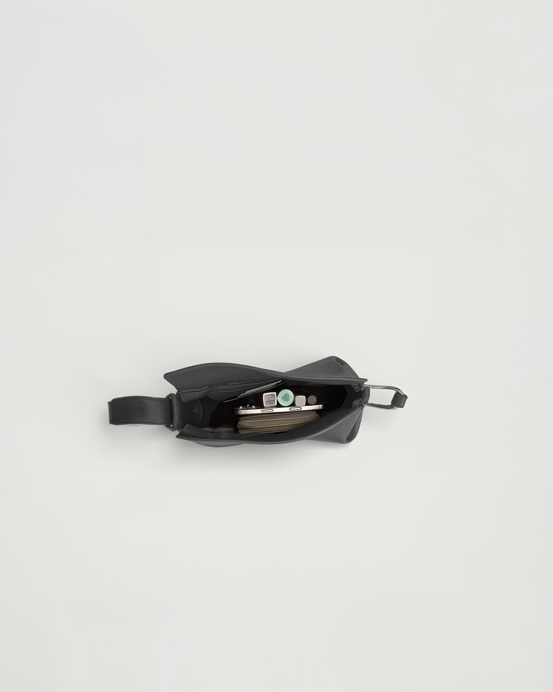 The Terra Bow Bag -Jet Black