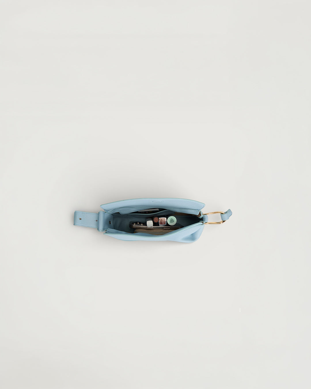 The Terra Bow Bag - Powder blue