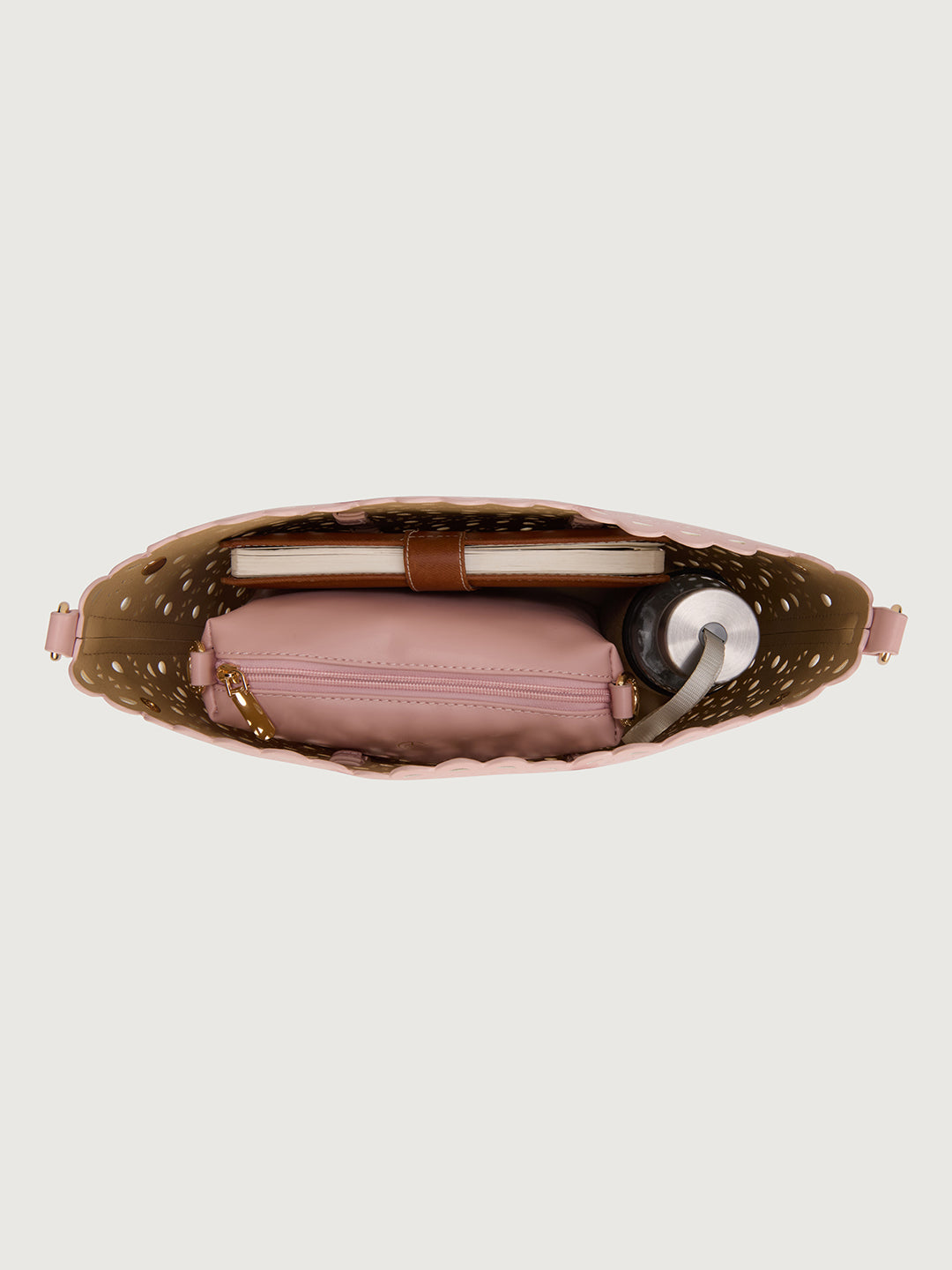The Rosewave Tote in Blush Macaron