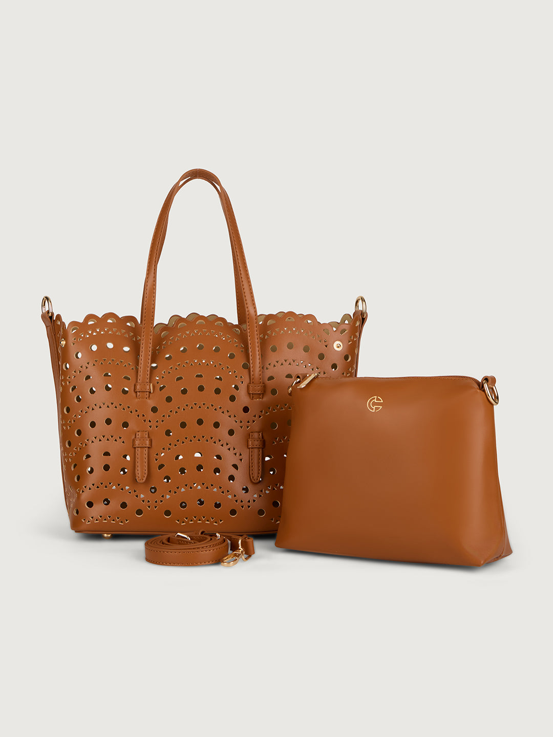 The Rosewave Tote - Mocha brown