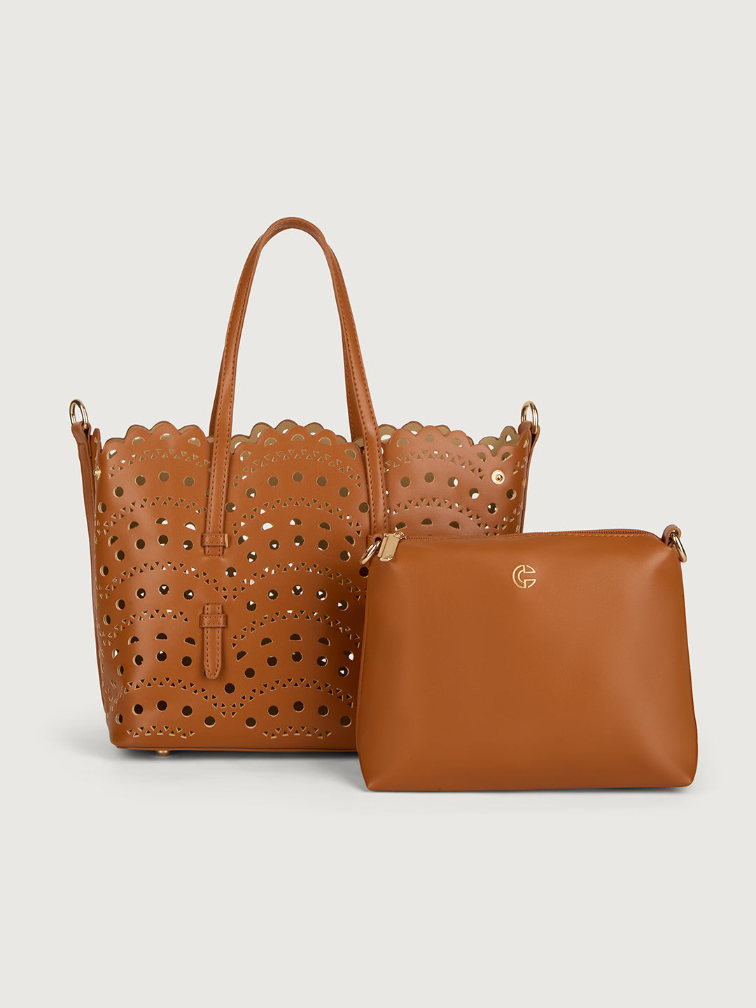 The Rosewave Tote - Mocha brown