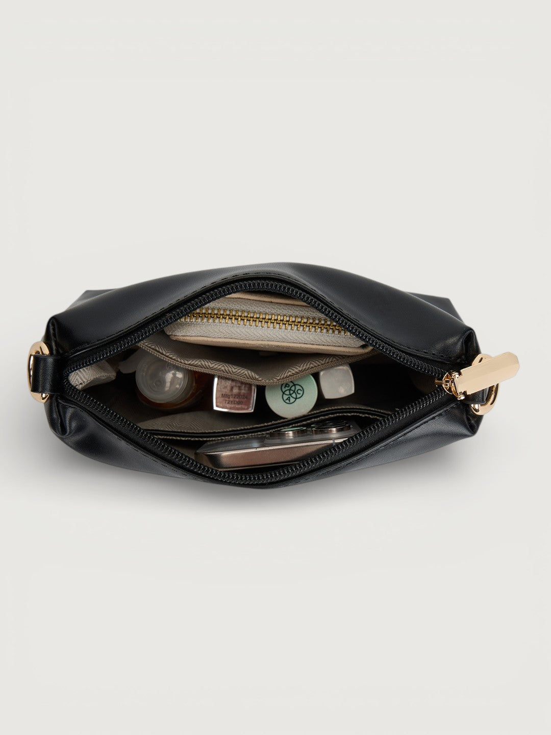 The Rosewave Tote In Jet black