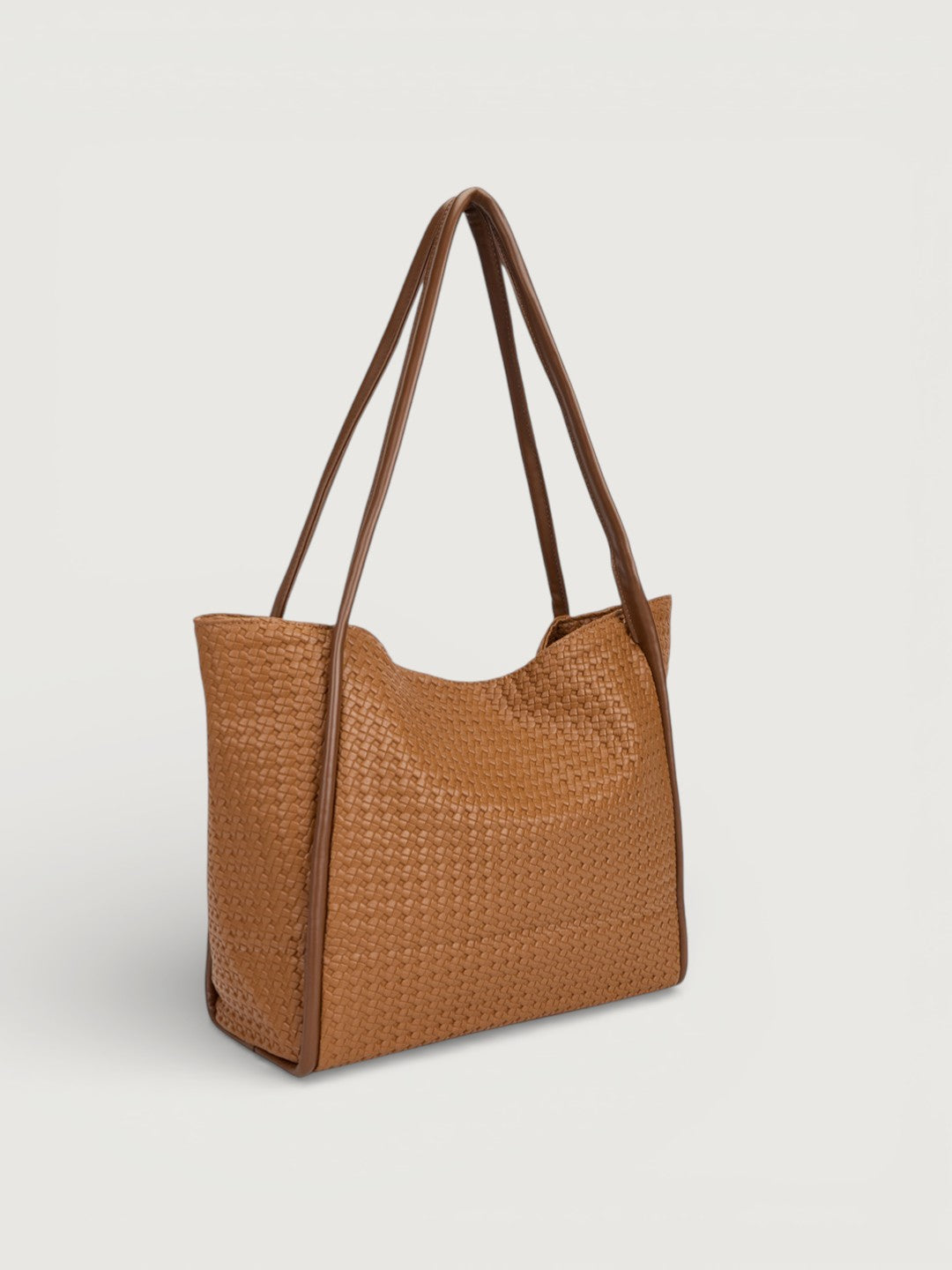 The Sonara Tote In - COGNAC TAN