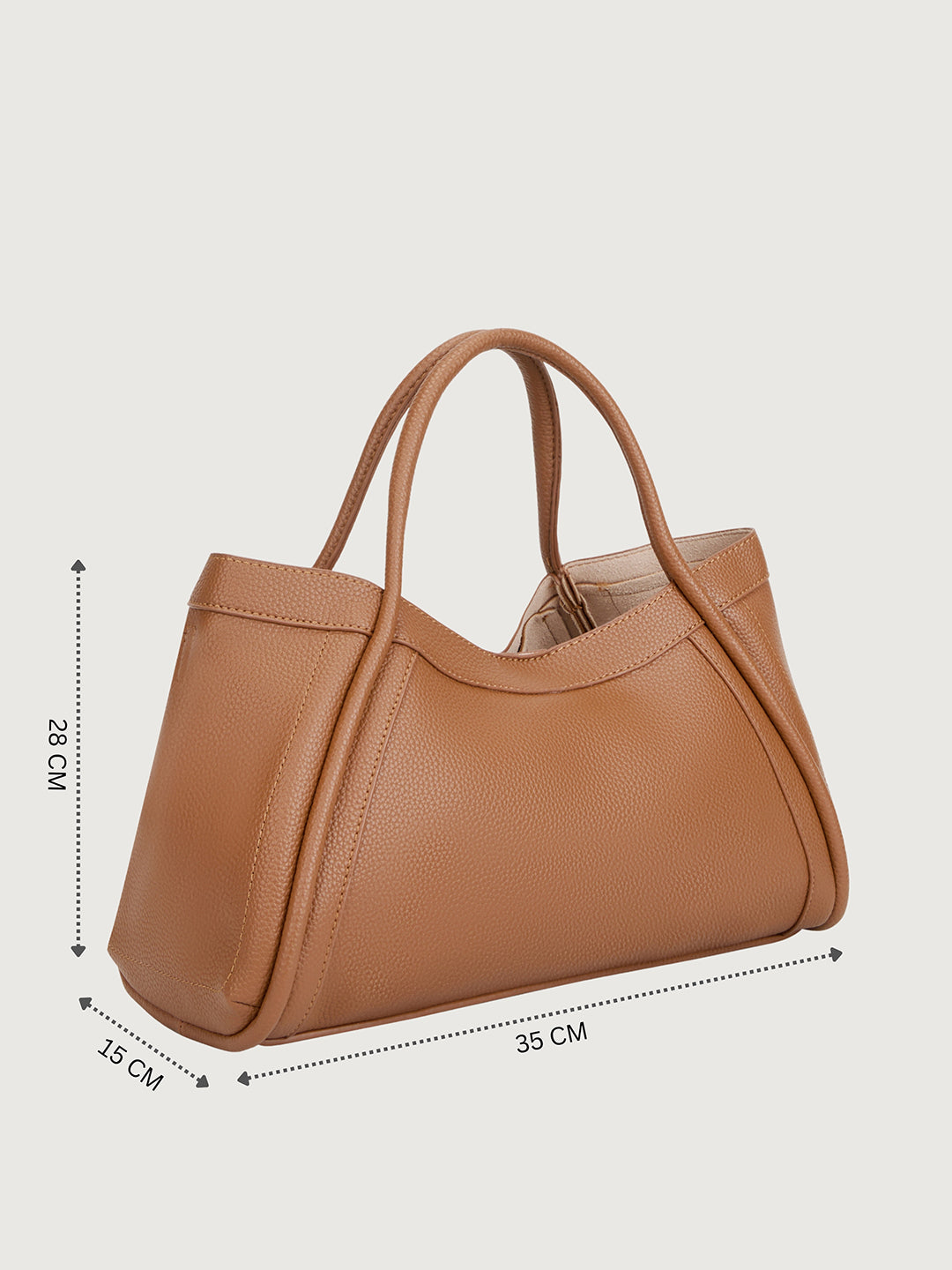 The Calvera Tote - Mocha brown
