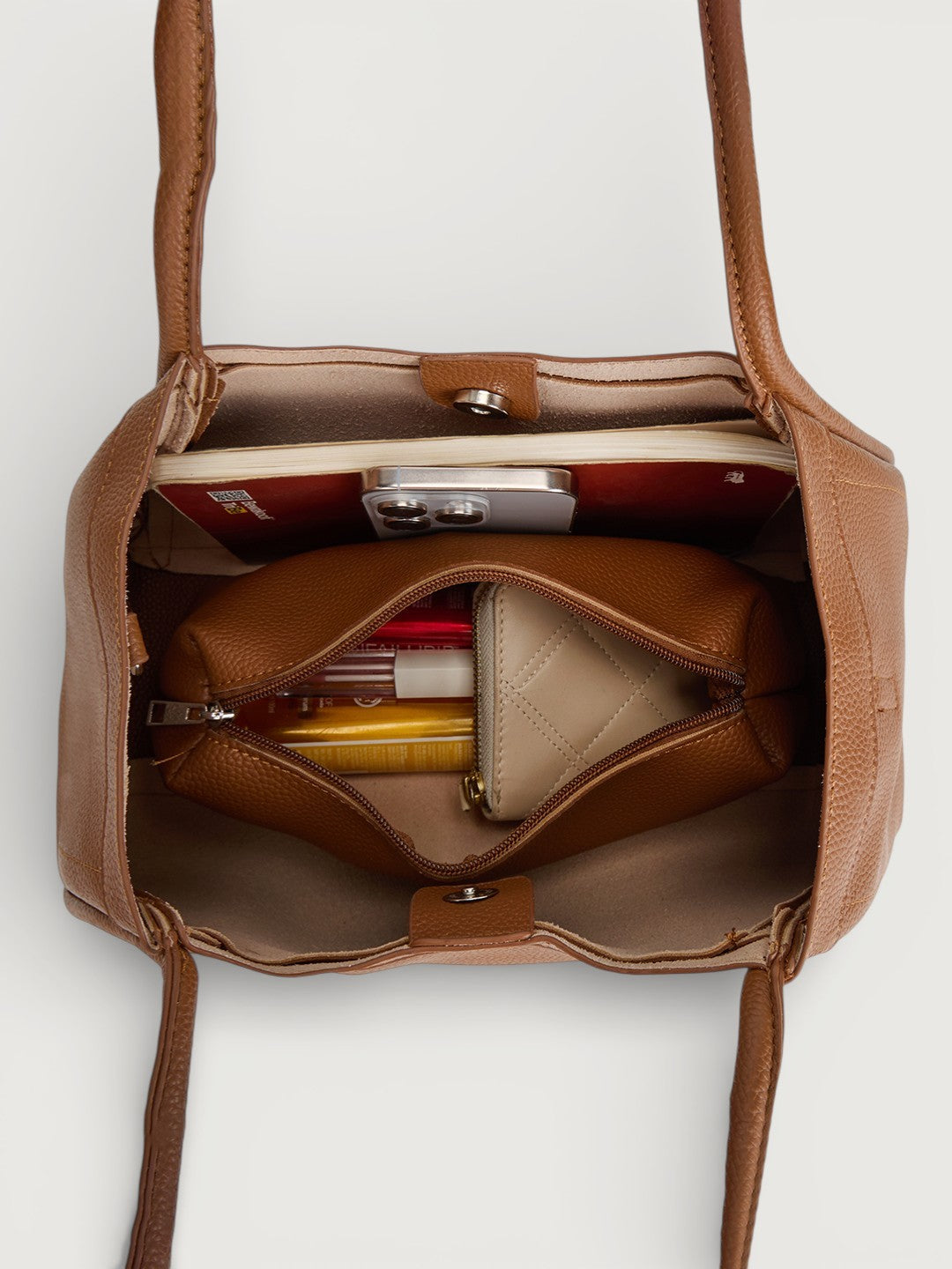 The Calvera Tote - Mocha brown