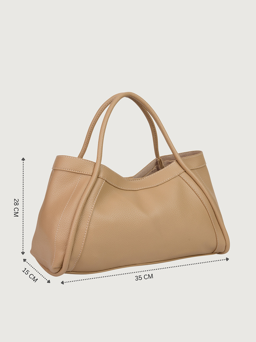 The Calvera Tote - STONE BEIGE