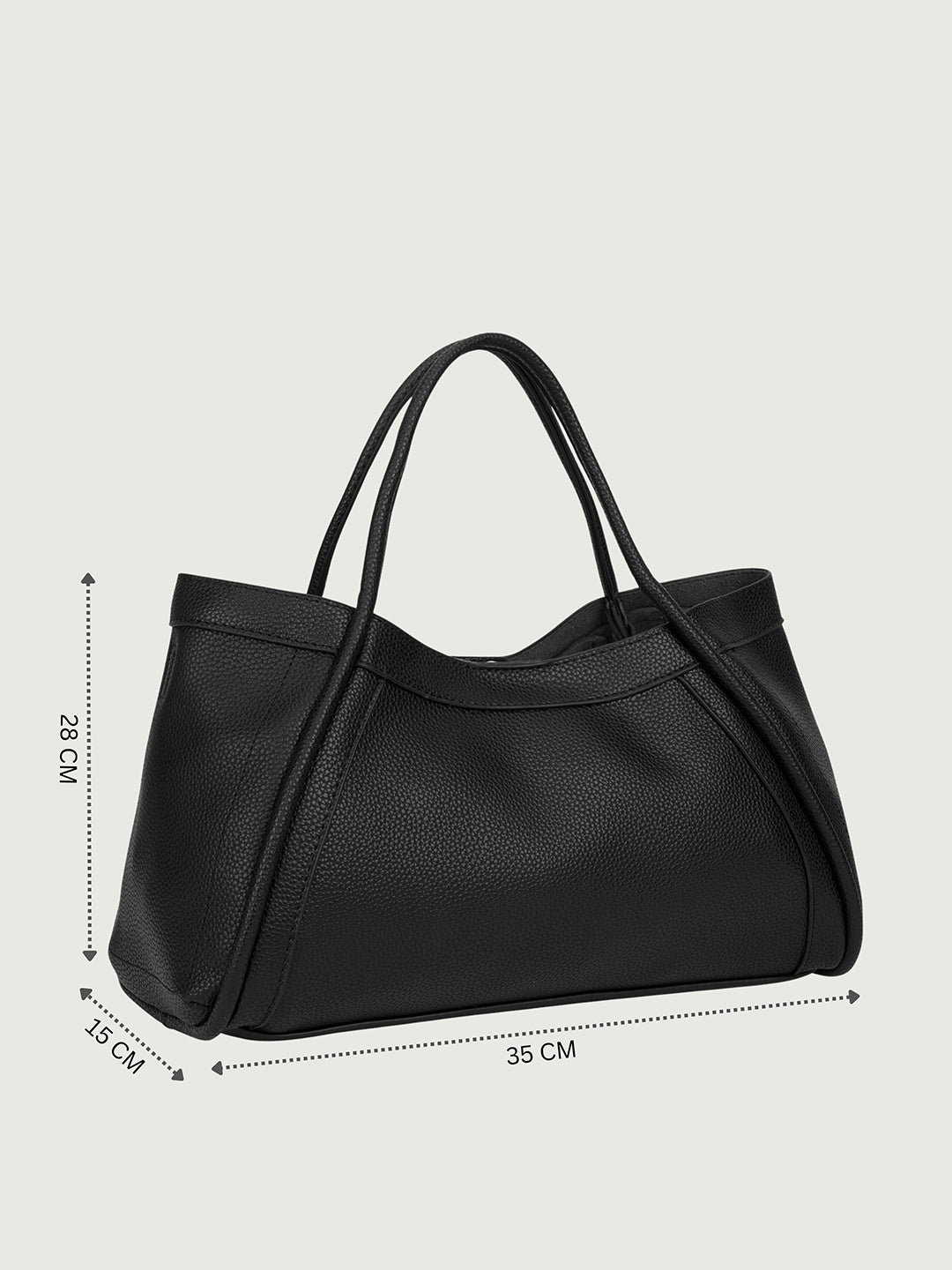The Calvera Tote - JET BLACK