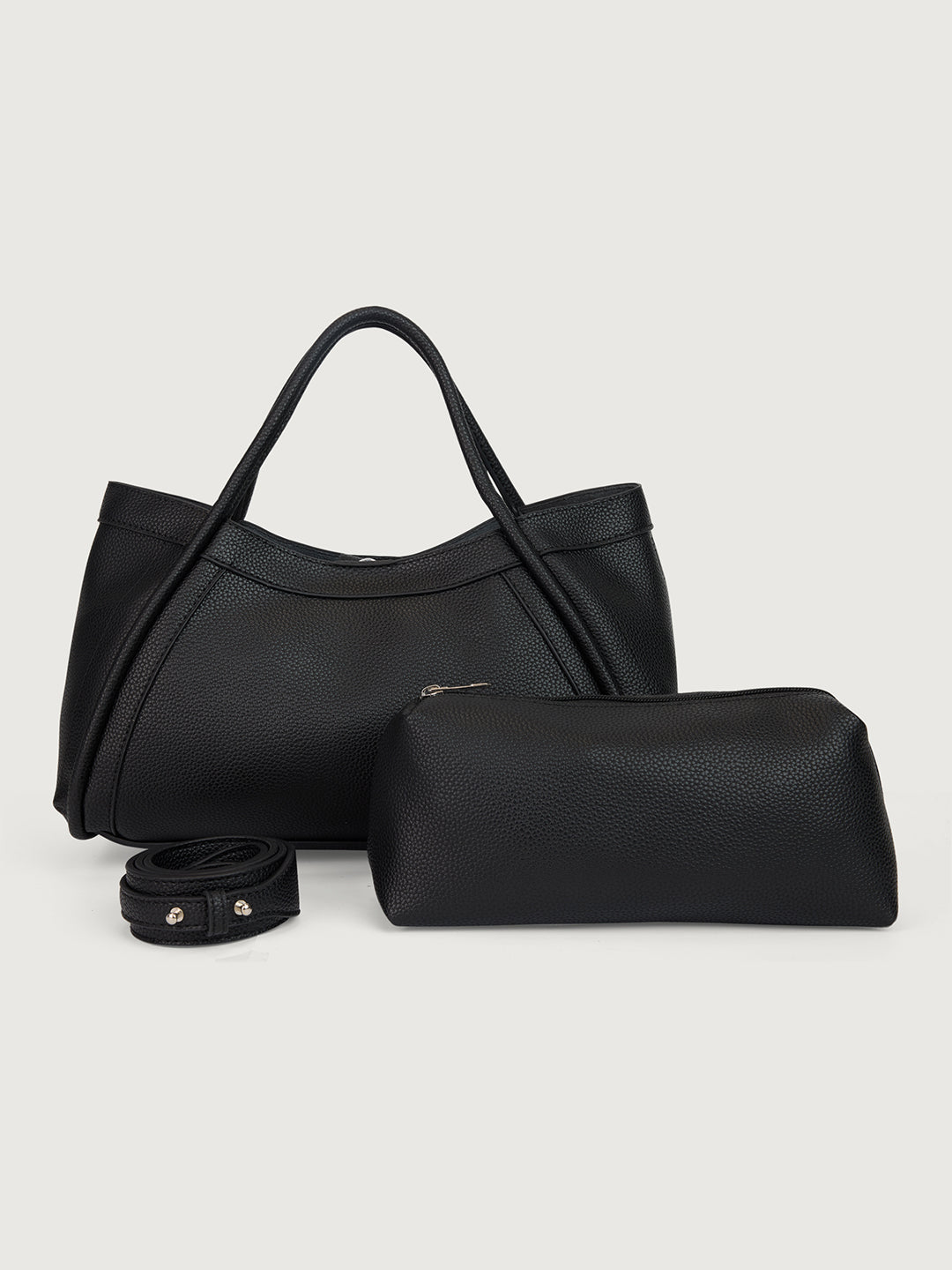 The Calvera Tote - JET BLACK