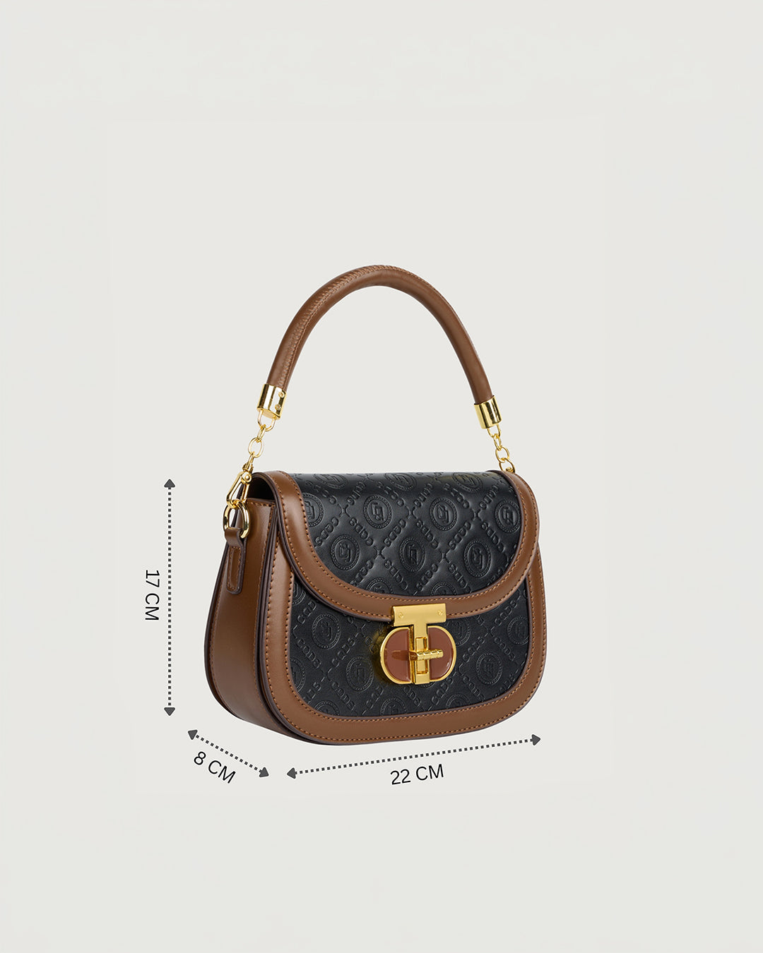 The Mira Crossbody in- BLACK ESPRESSO