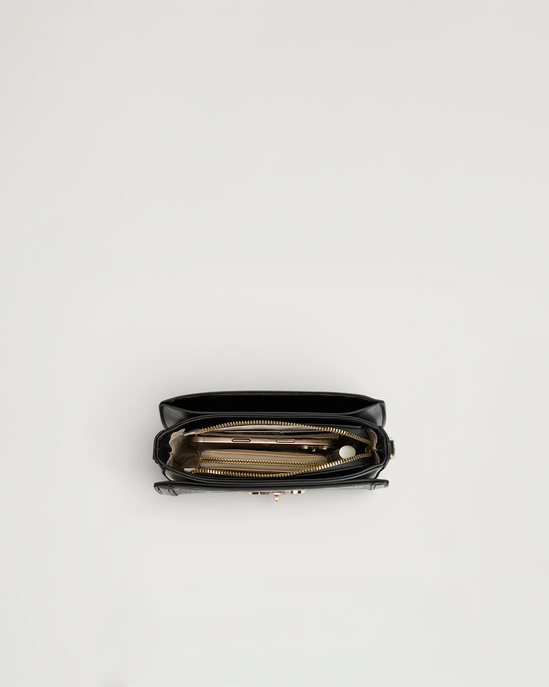 The Mira Crossbody in- JET BLACK