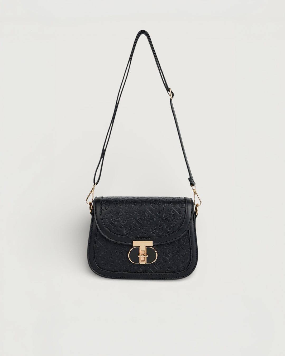 The Mira Crossbody in- JET BLACK