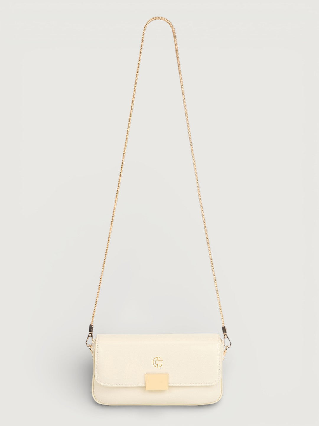 The Lena Crossbody Bag in VANILLA CREAM