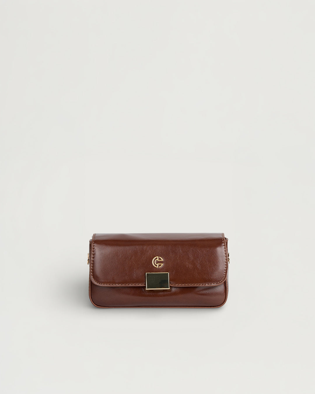 The Lena Crossbody Bag in - COCOA BROWN