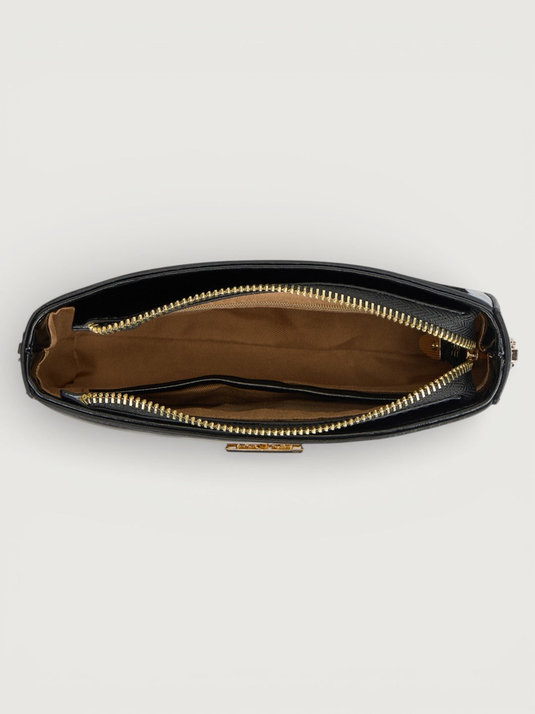 The Lena Crossbody Bag in - JET BLACK