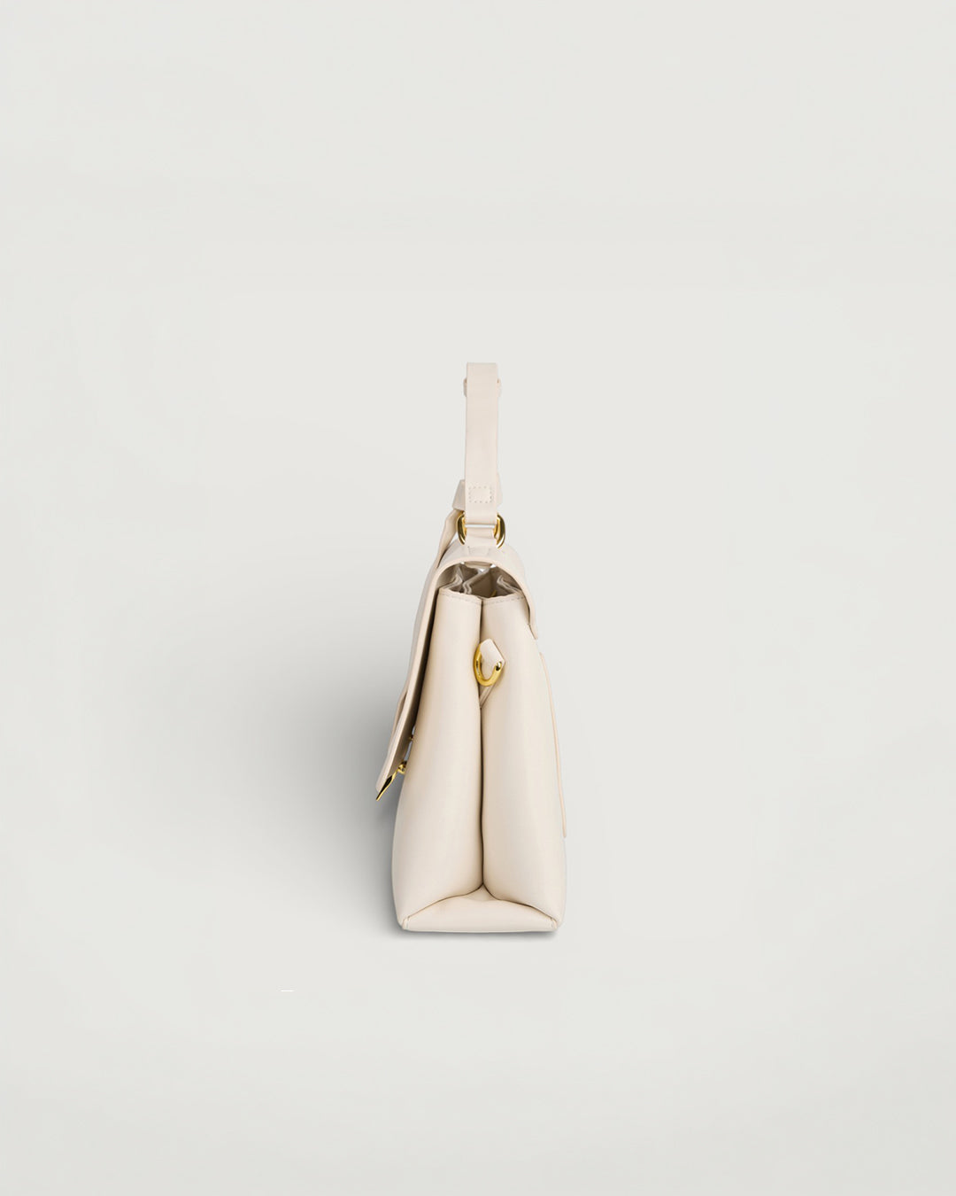 The Elara Top Handle in - OYSTER CREAM