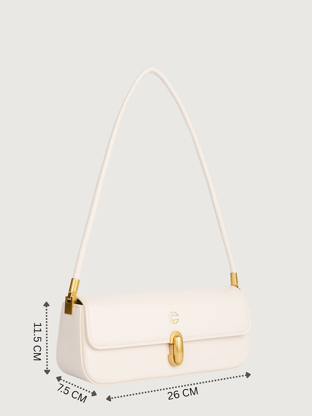 The Cami Shoulder Bag in -BEIGE