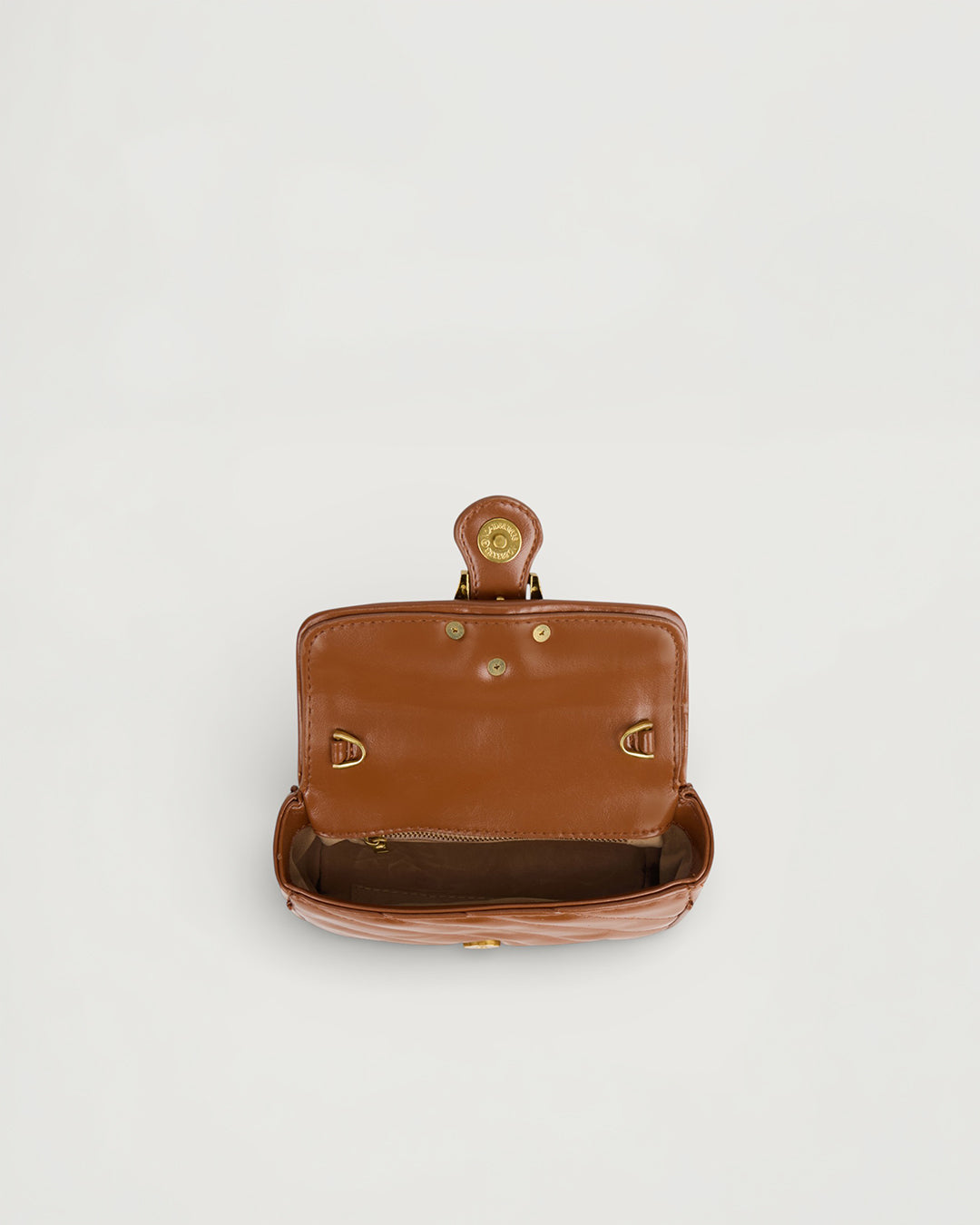 The Romi Chain Bag in -MOCHA BROWN