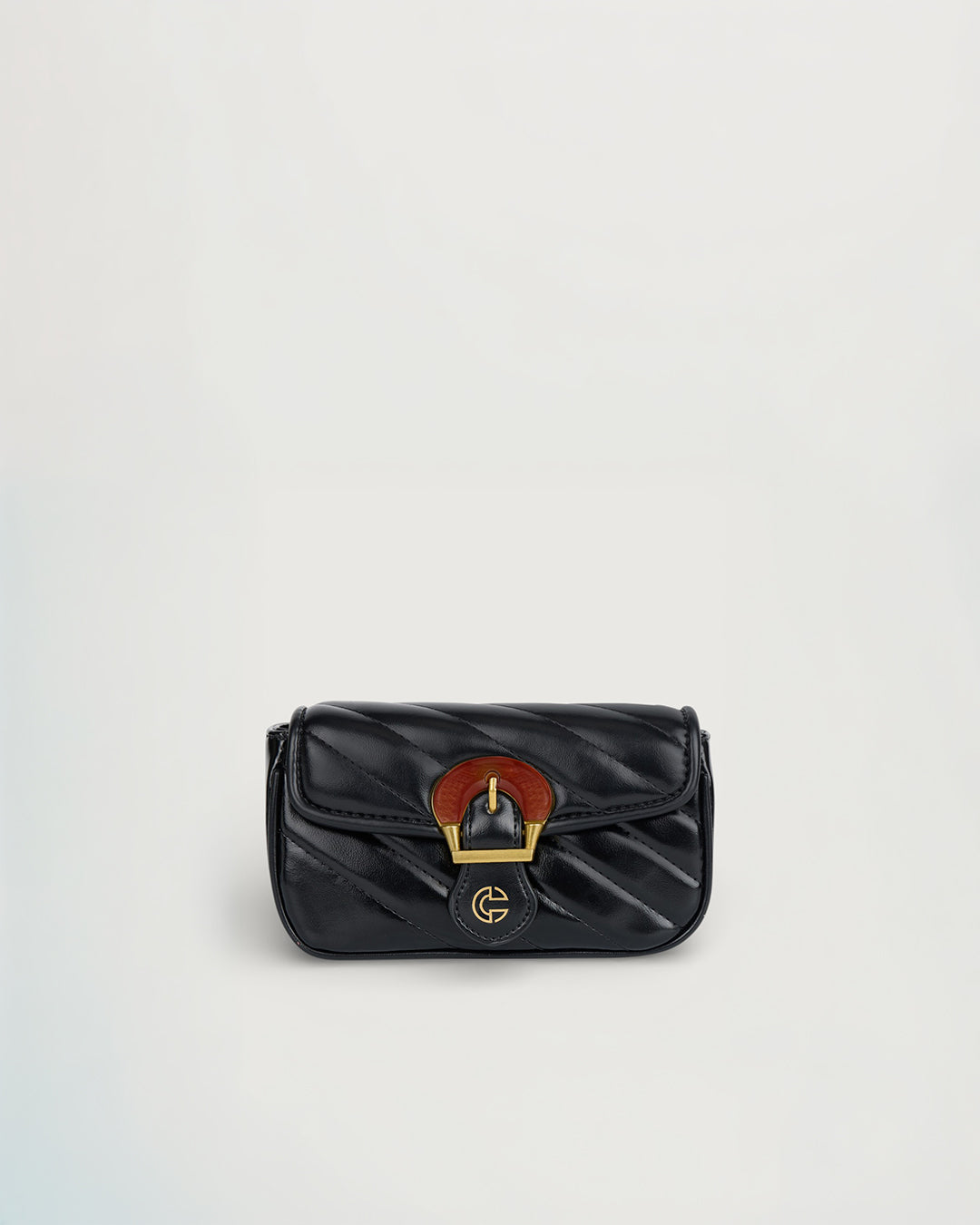 The Romi Chain Bag in -JET BLACK