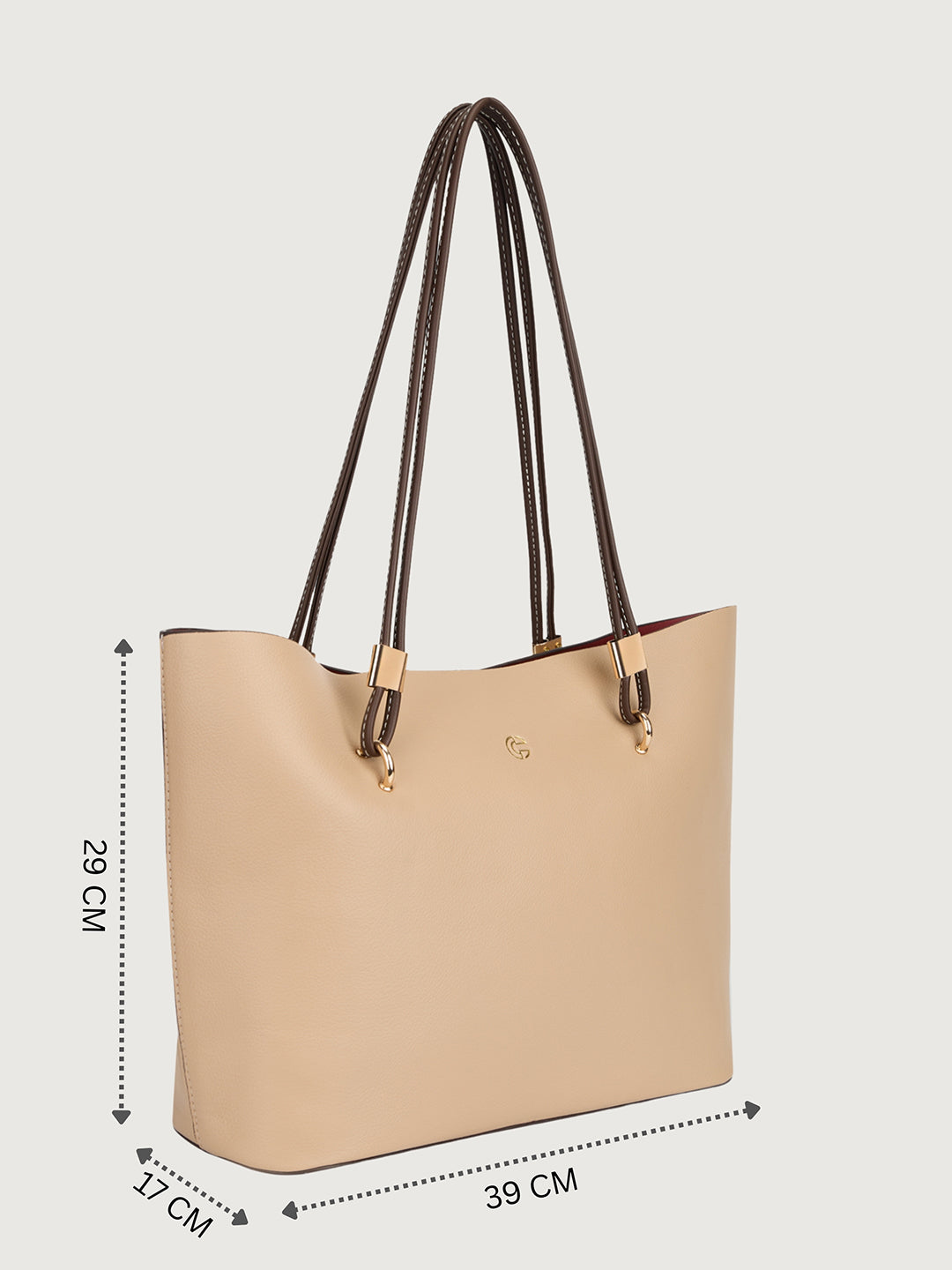 The Nara Tote in - taupe