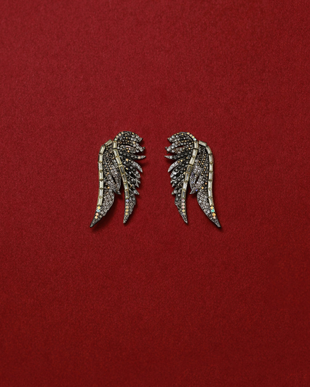 Celestial Wing Crystal Earrings