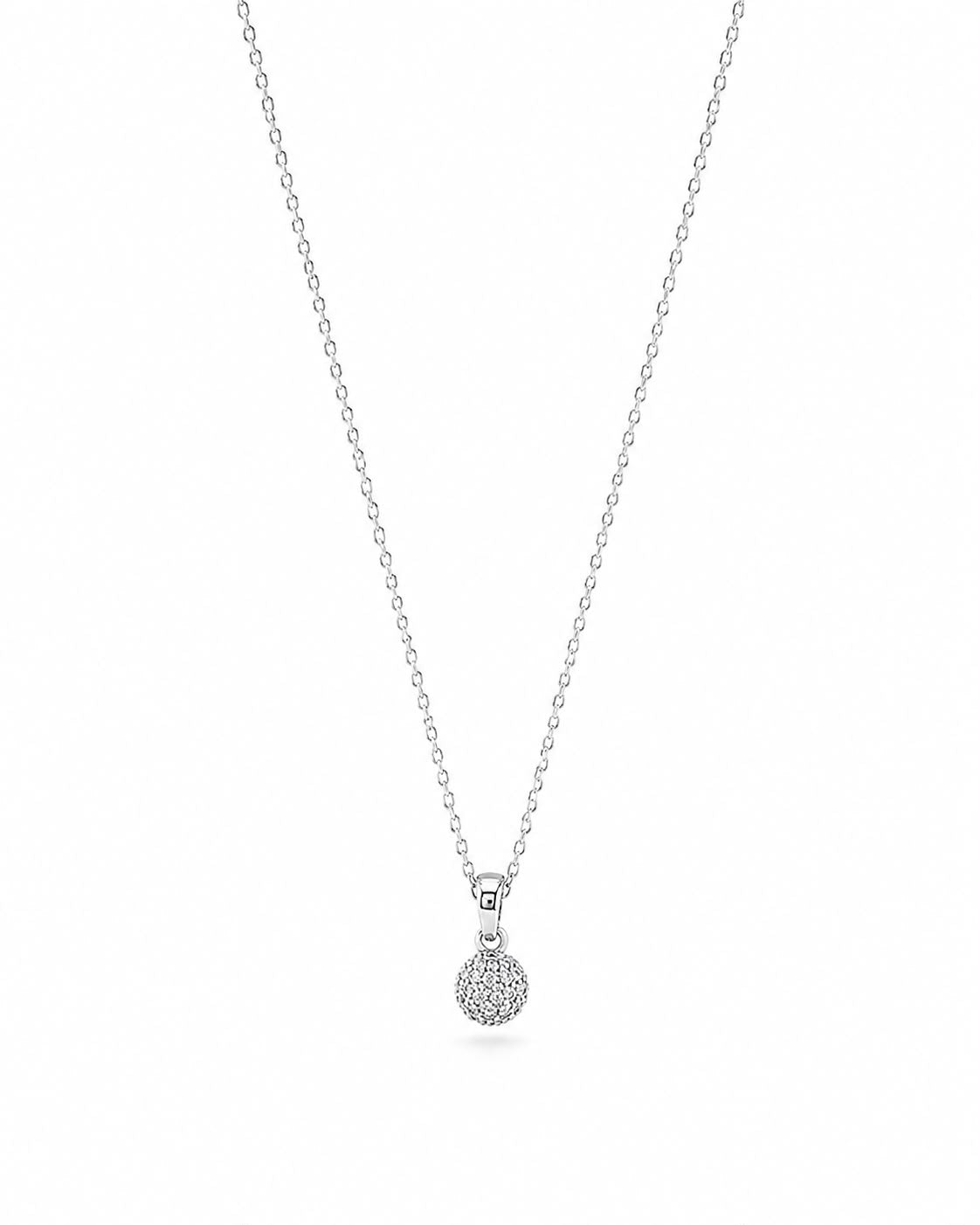 Luna Pavé Pendant Necklace