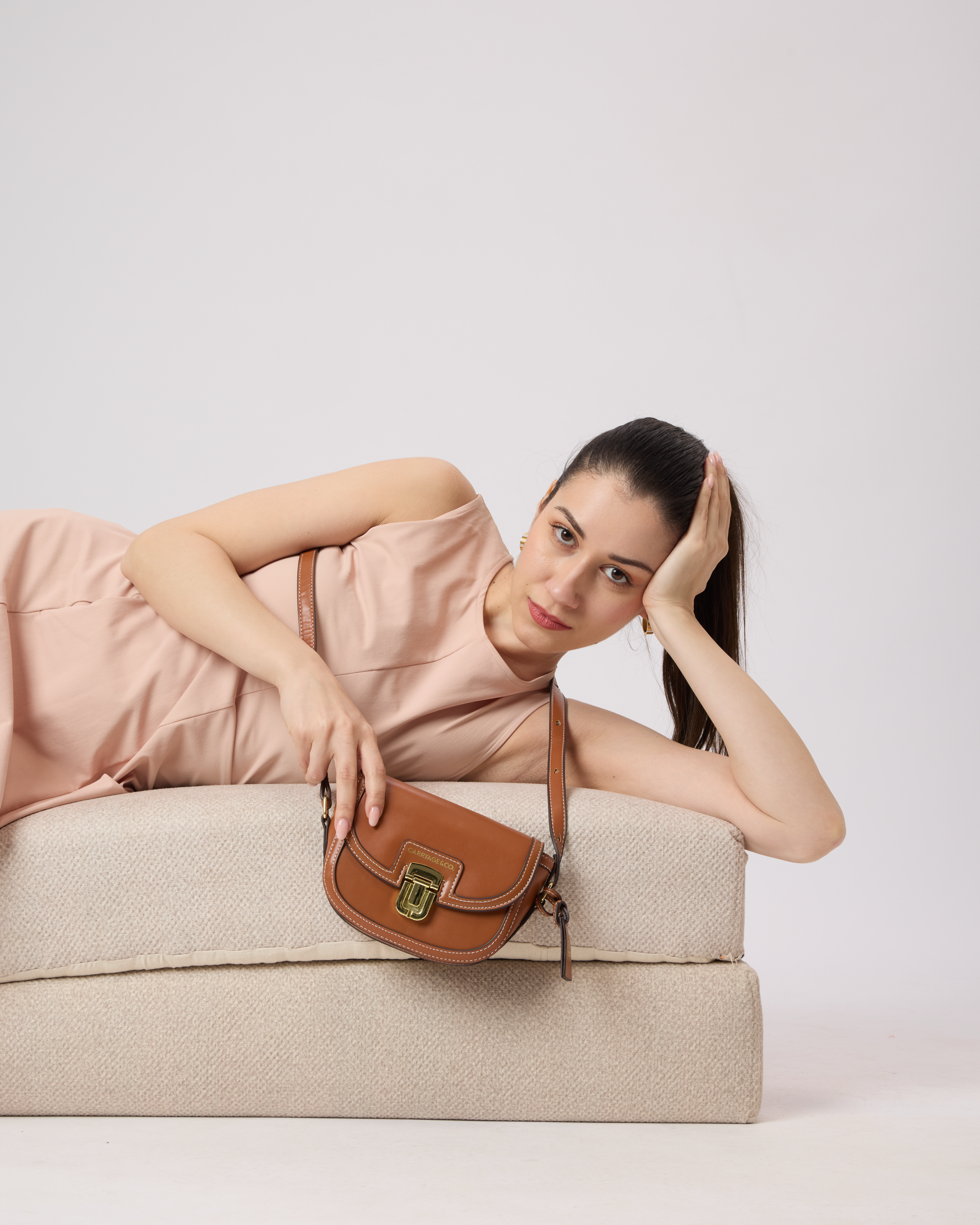 The Clover Crossbody- MOCHA BROWN