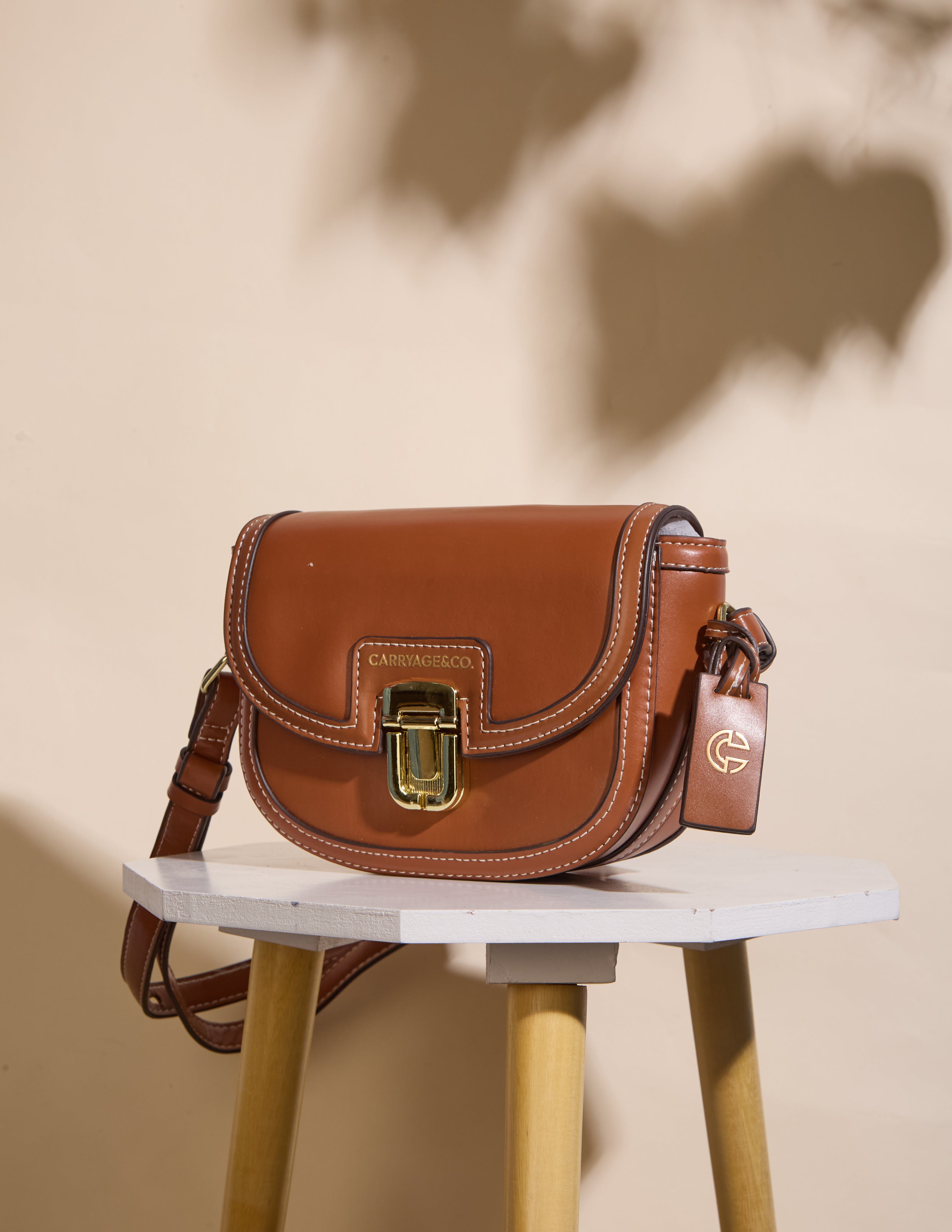 The Clover Crossbody- MOCHA BROWN