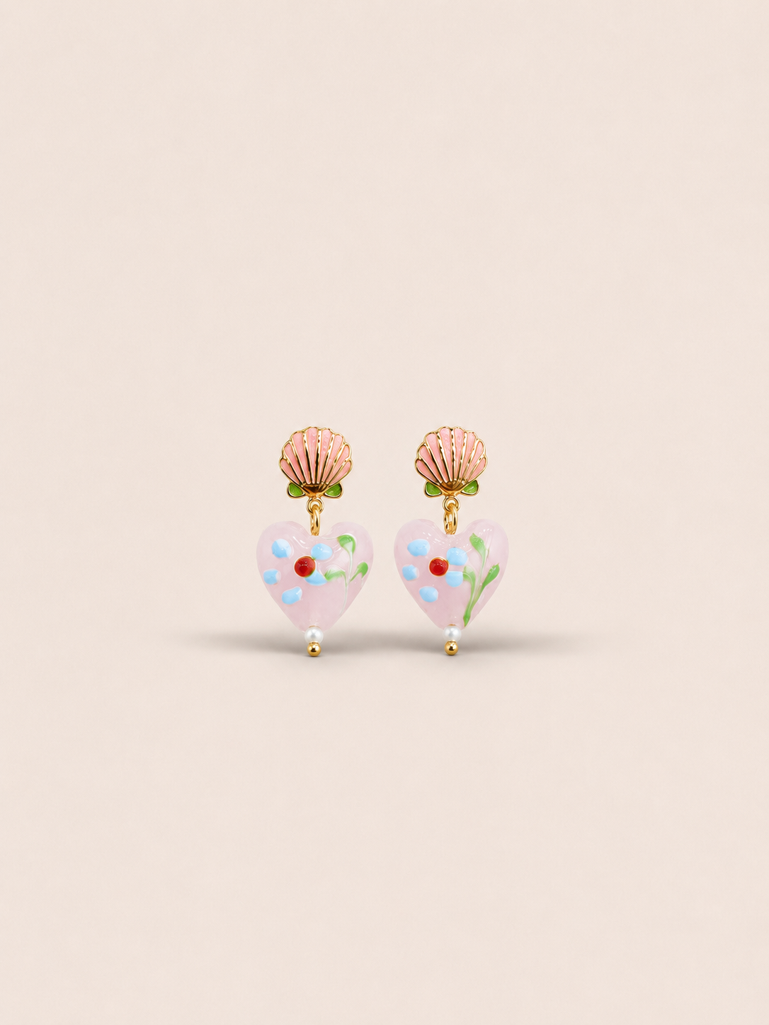 Rosy Reef Earrings