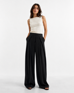 ATELIER PANT- JET BLACK