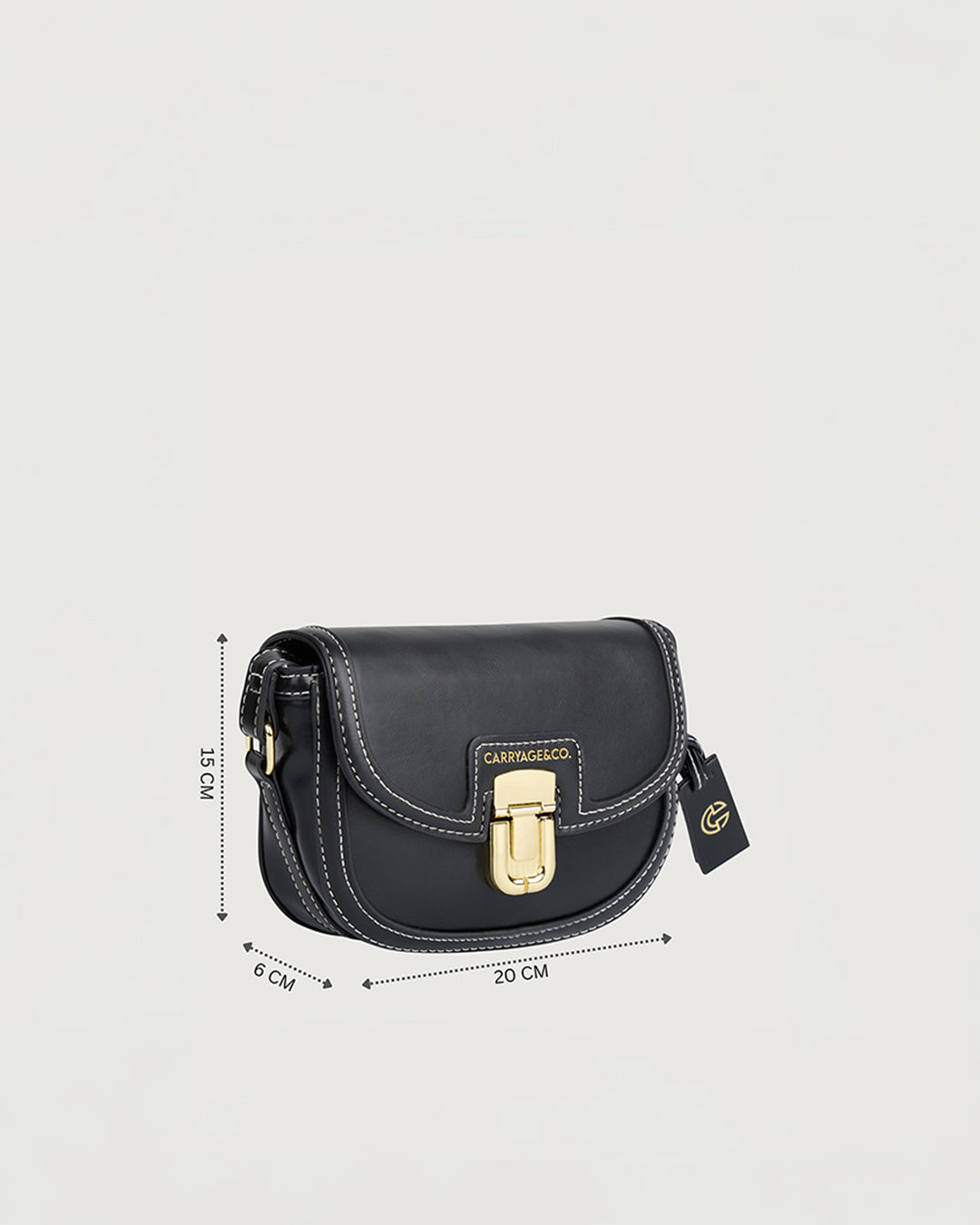 The Clover Crossbody-BLACK