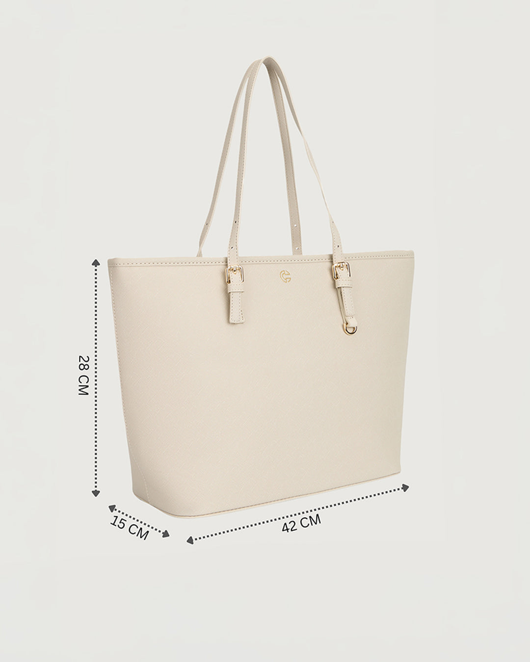 The Harper Tote - Winter White