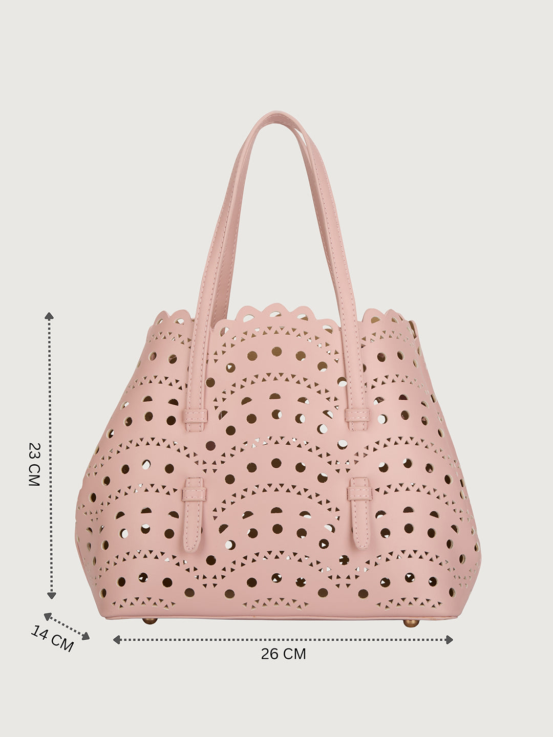 The Rosewave Tote in Blush Macaron
