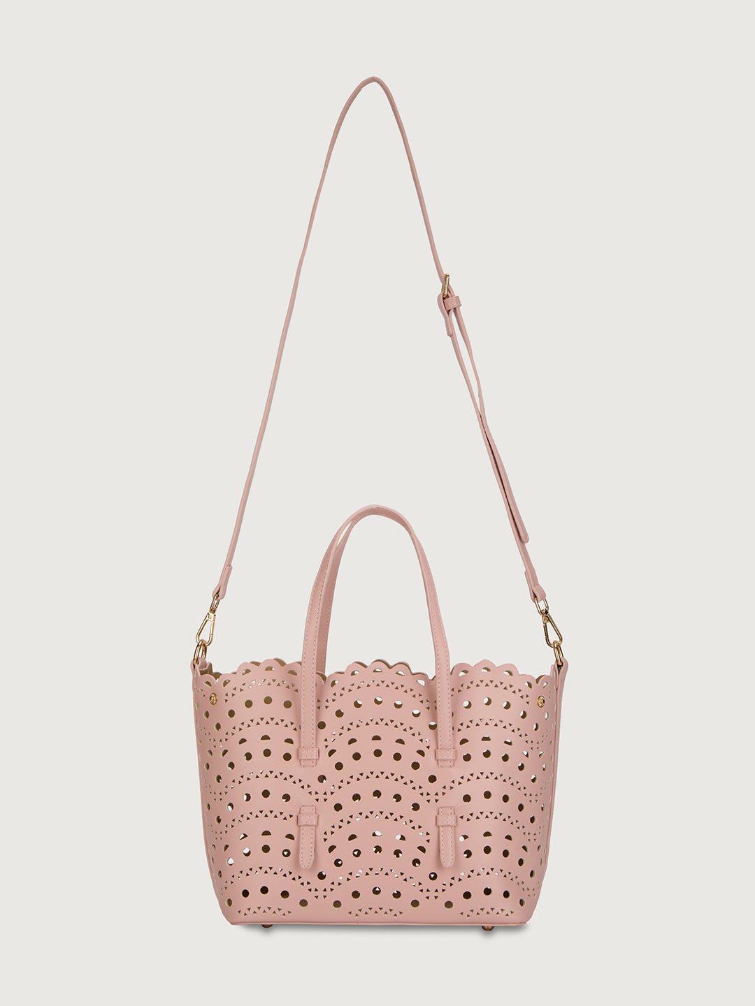 The Rosewave Tote in Blush Macaron