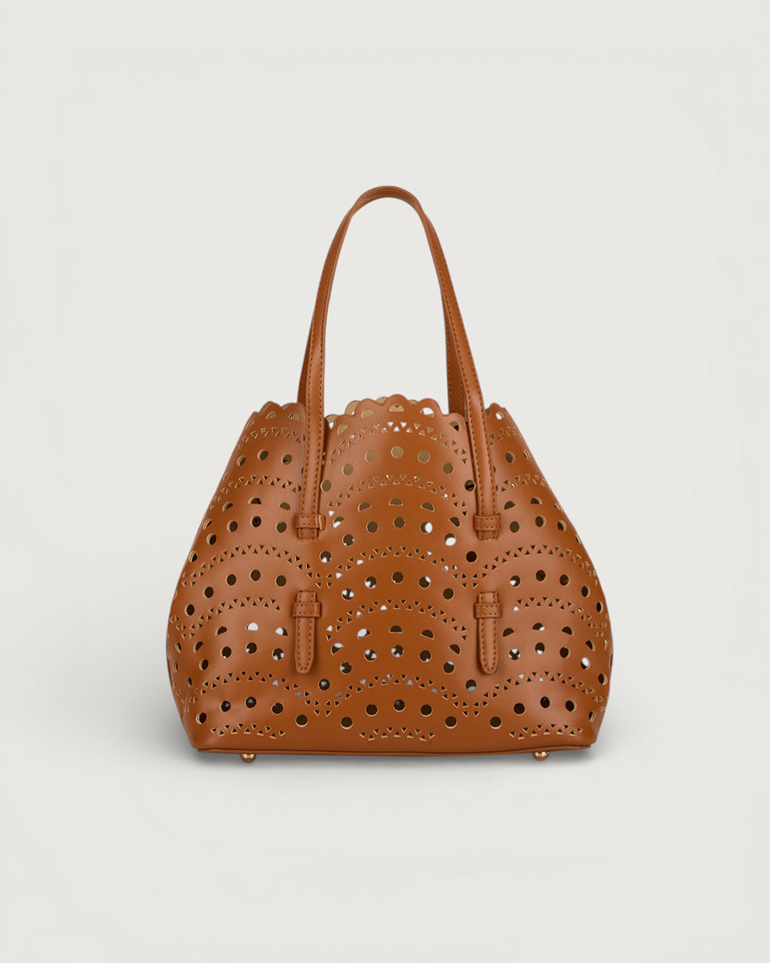 The Rosewave Tote - Mocha brown