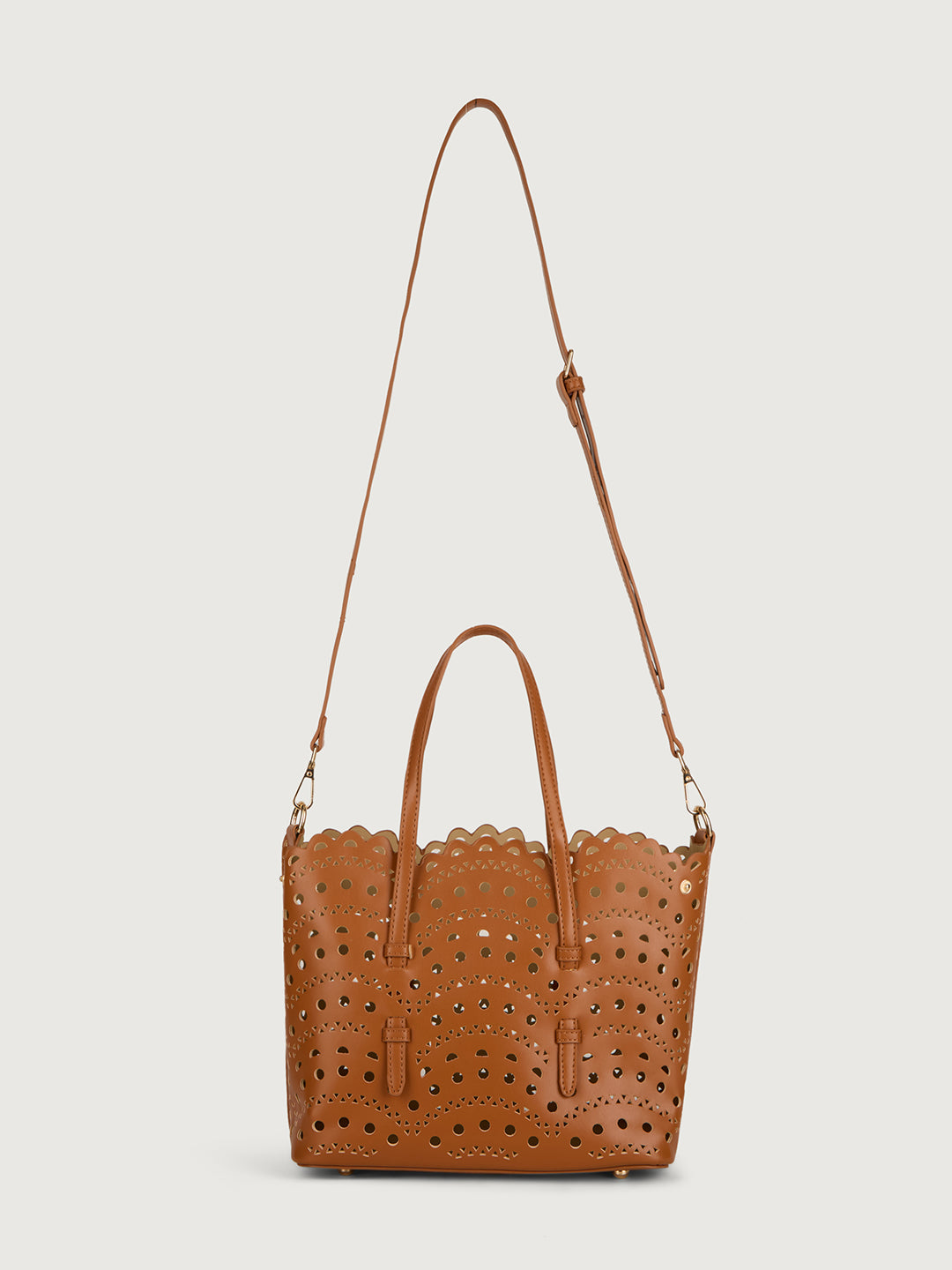 The Rosewave Tote - Mocha brown