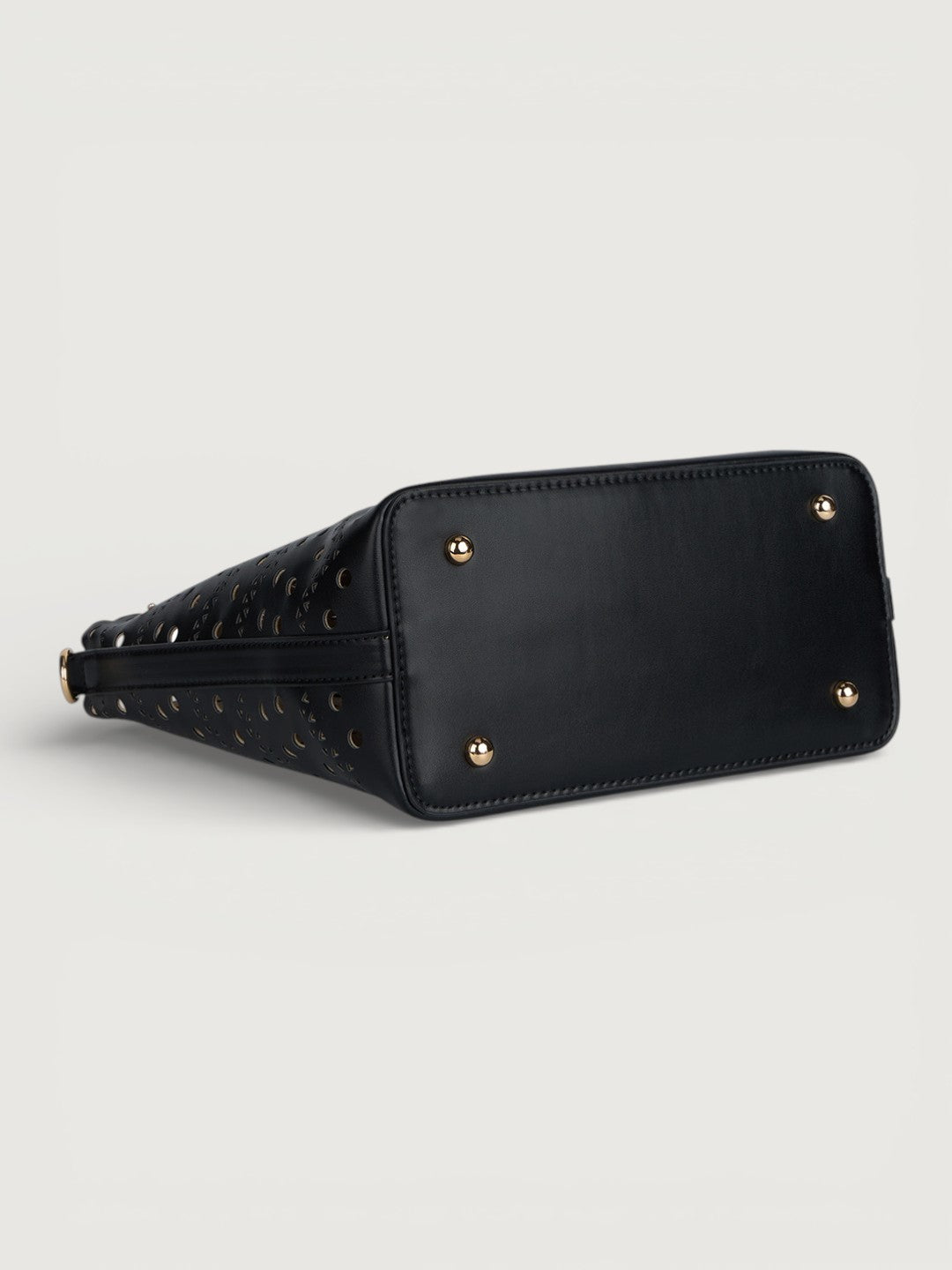 The Rosewave Tote In Jet black