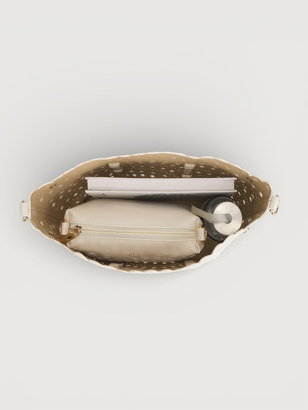 The Rosewave Tote -OYSTER CREAM