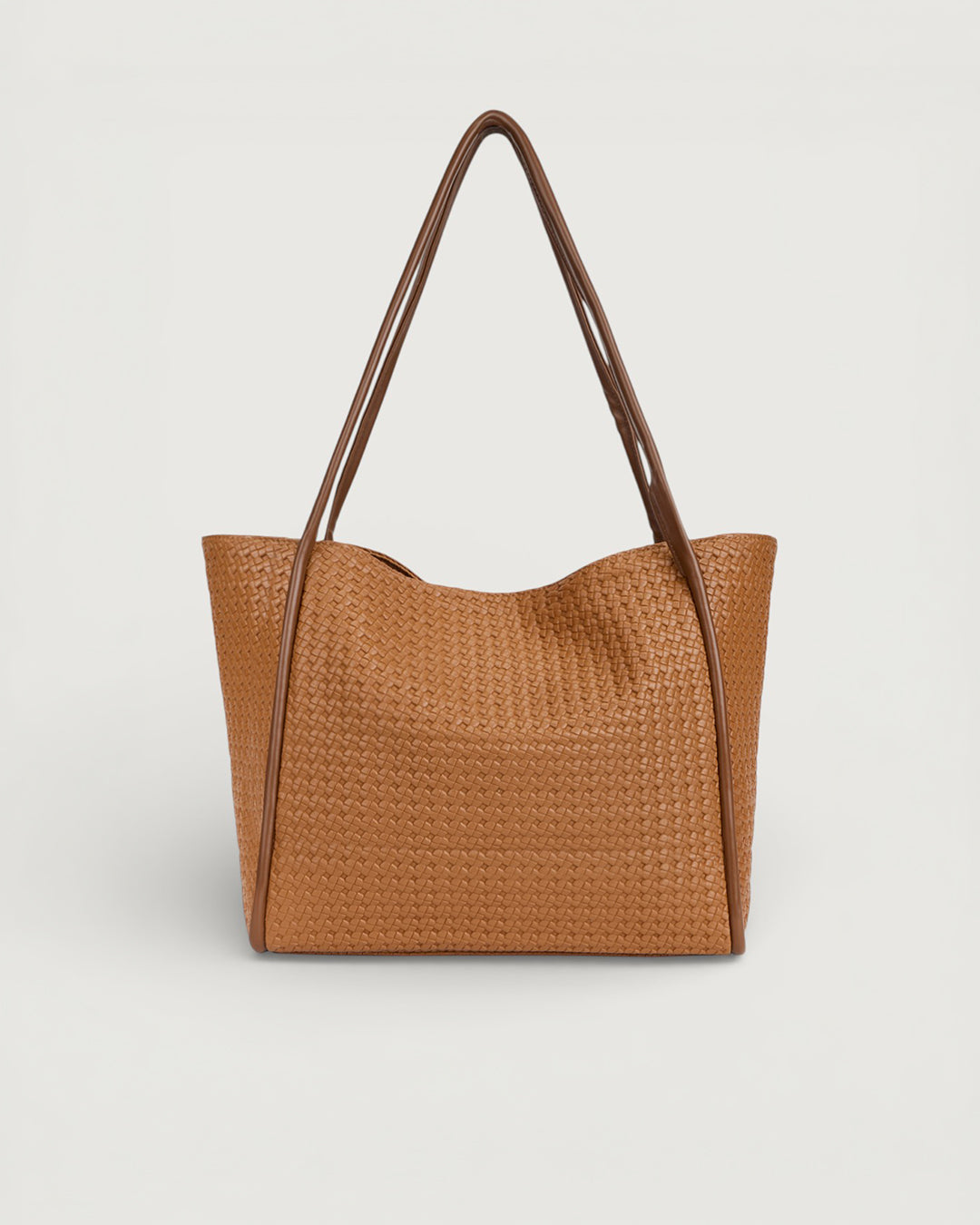 The Sonara Tote In - COGNAC TAN