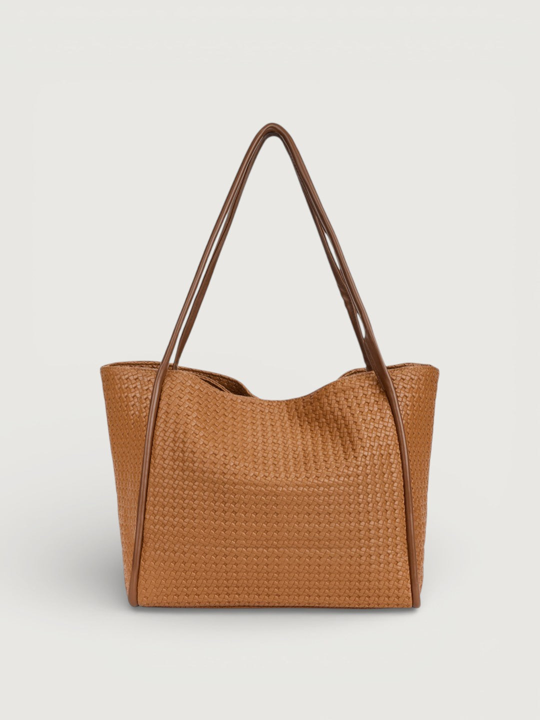 The Sonara Tote In - COGNAC TAN