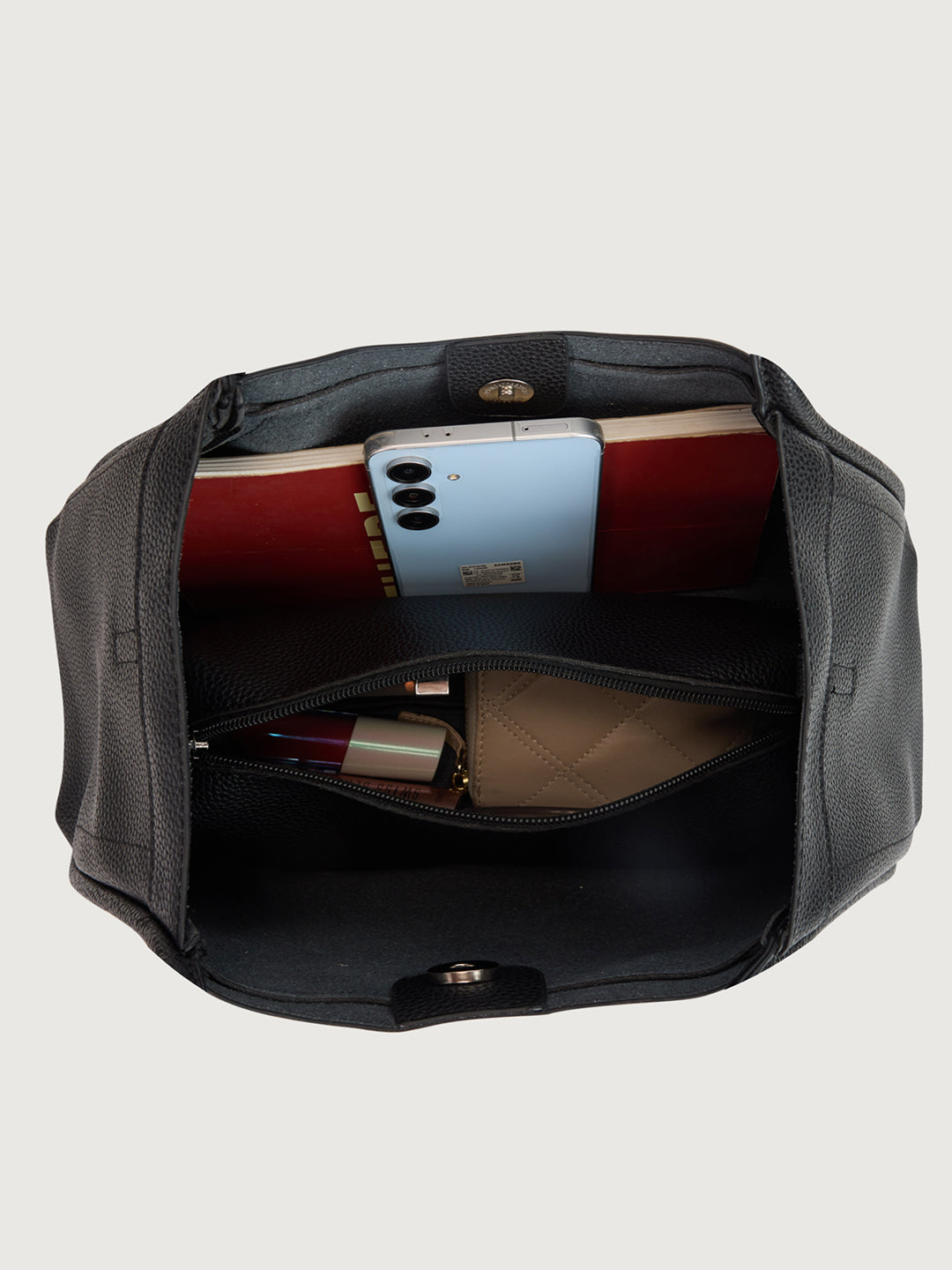 The Calvera Tote - JET BLACK