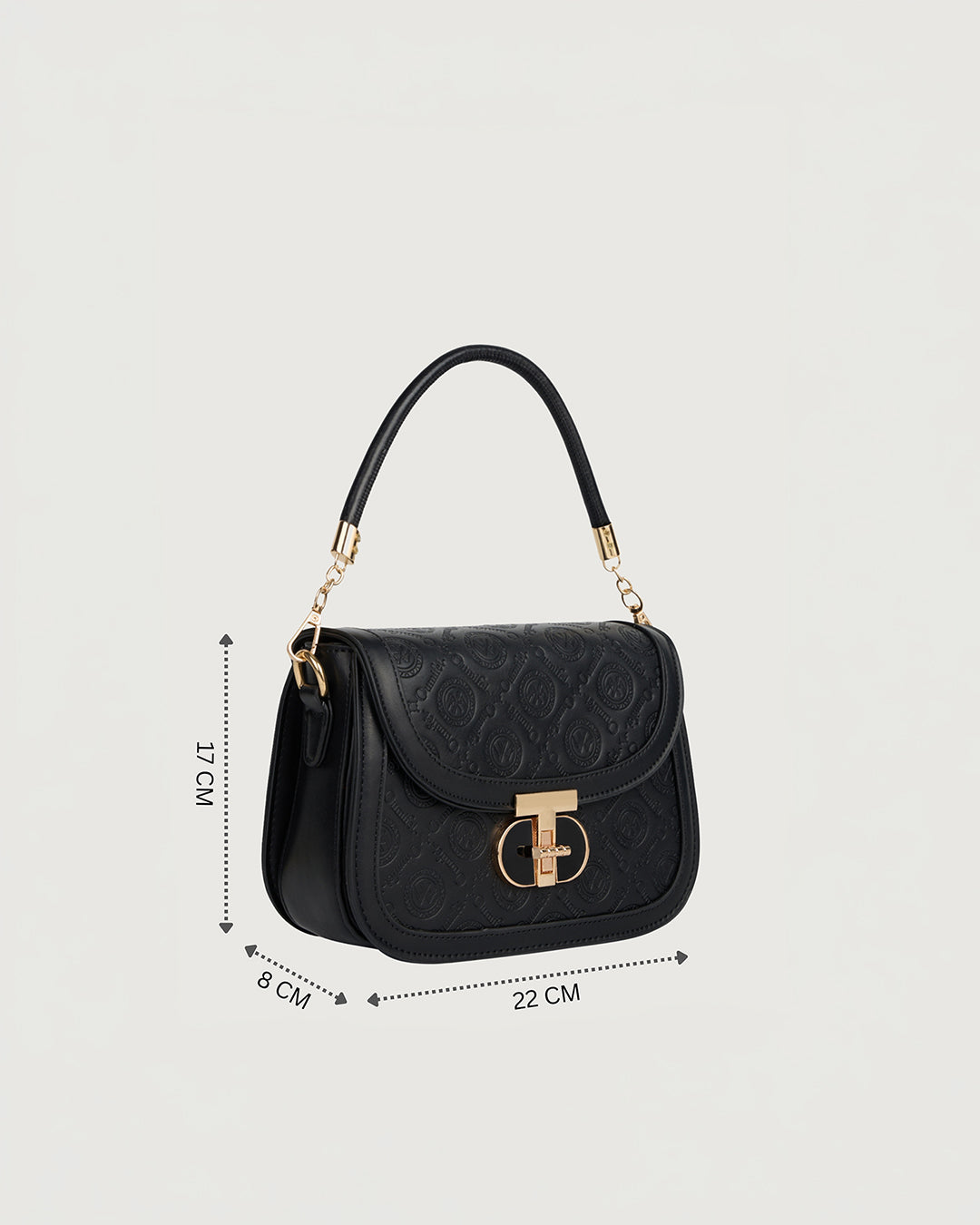 The Mira Crossbody in- JET BLACK