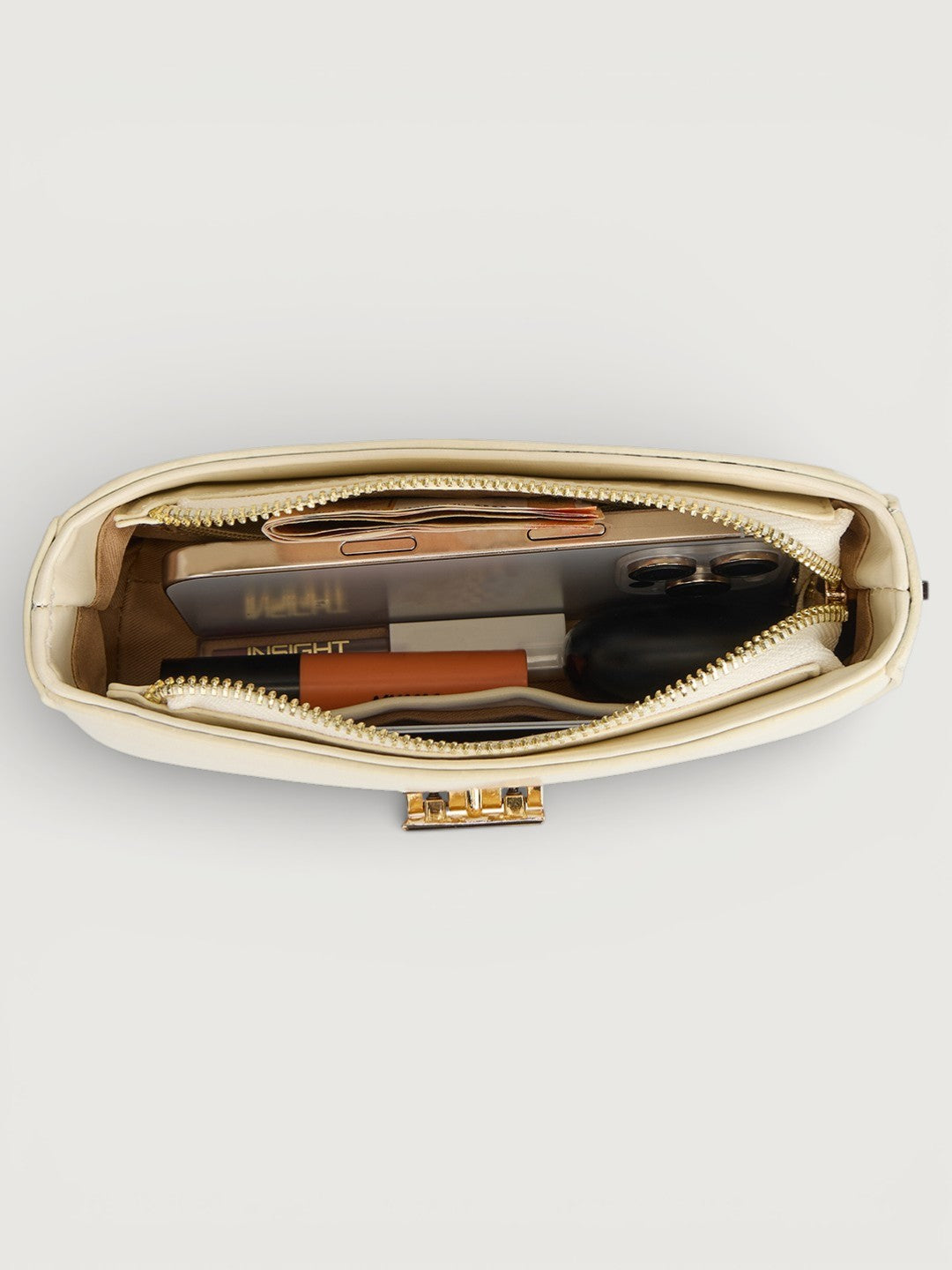 The Lena Crossbody Bag in VANILLA CREAM