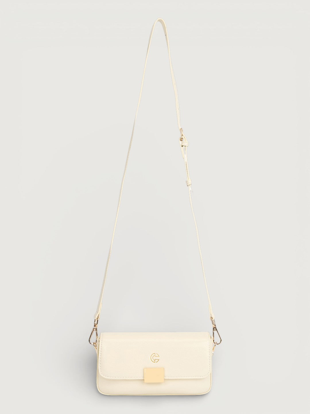 The Lena Crossbody Bag in VANILLA CREAM