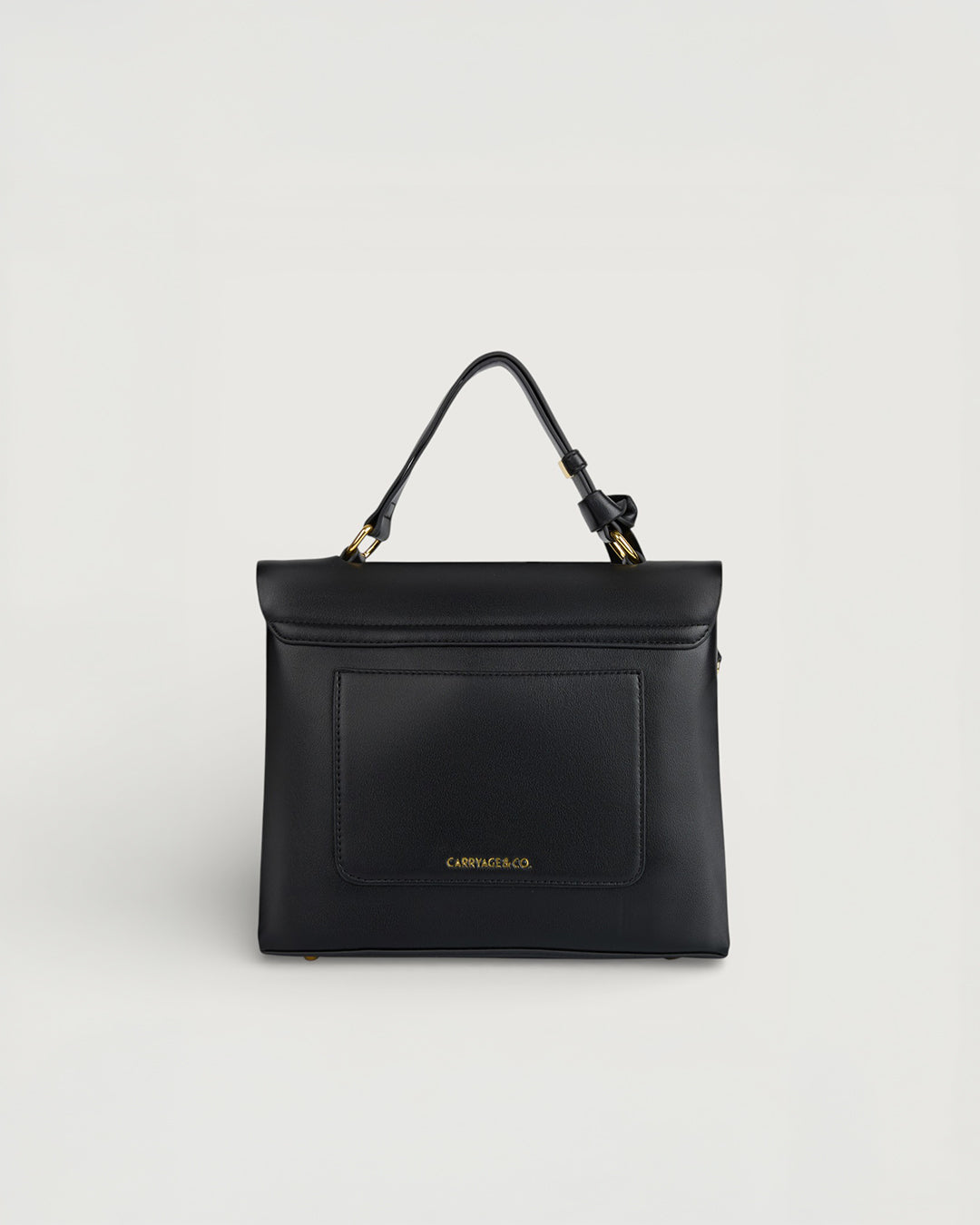 The Elara Top Handle in- JET BLACK