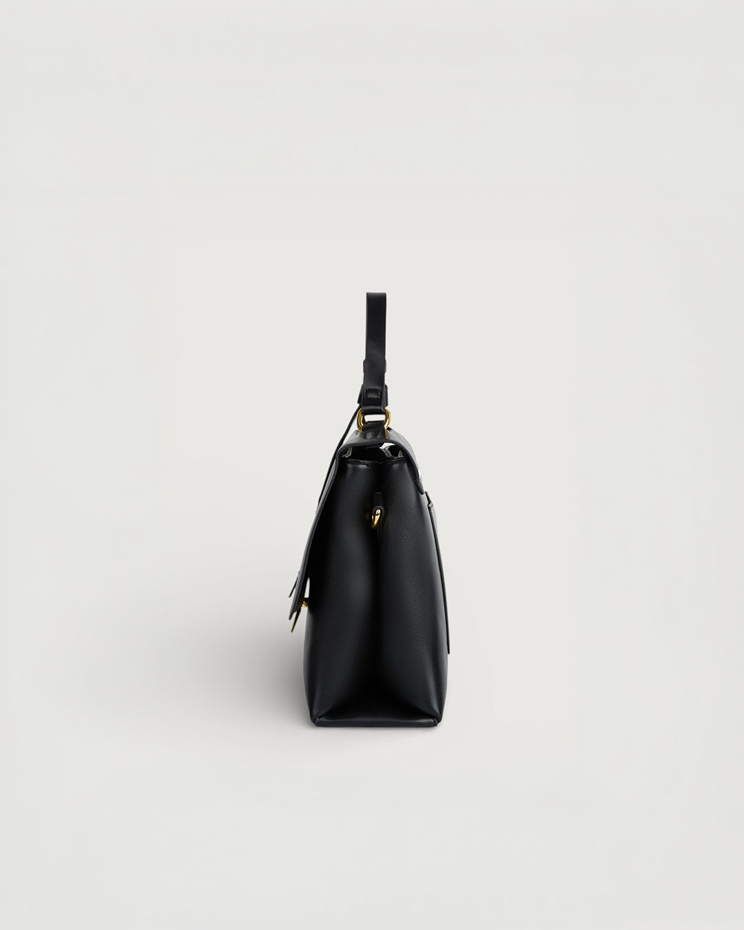 The Elara Top Handle in- JET BLACK