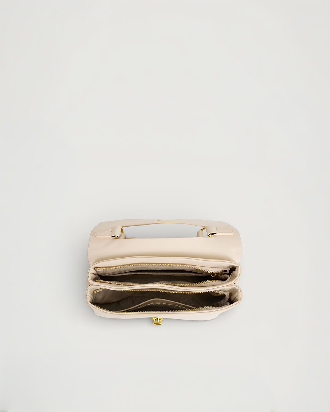 The Elara Top Handle in - OYSTER CREAM