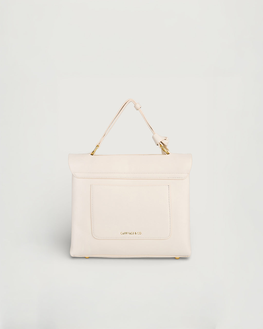 The Elara Top Handle in - OYSTER CREAM